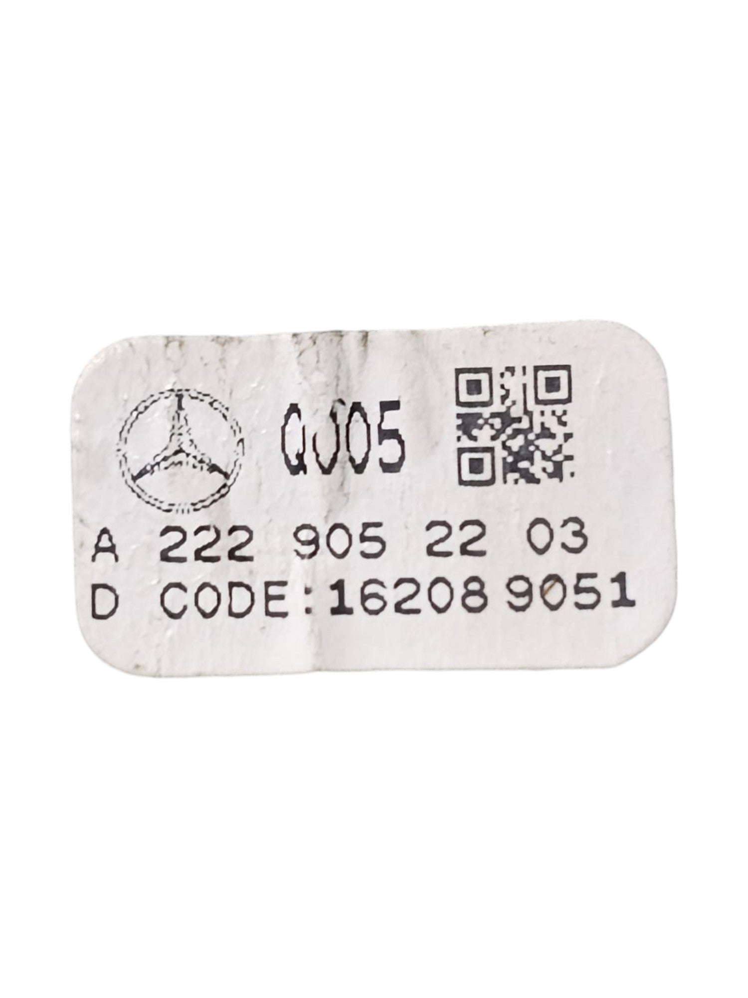 Front Right Window Lift Switch Mercedes Class C W205 Code:A2057200848 / A2229052203 (2014 - 2021) - F&P CRASH SRLS - Used Parts