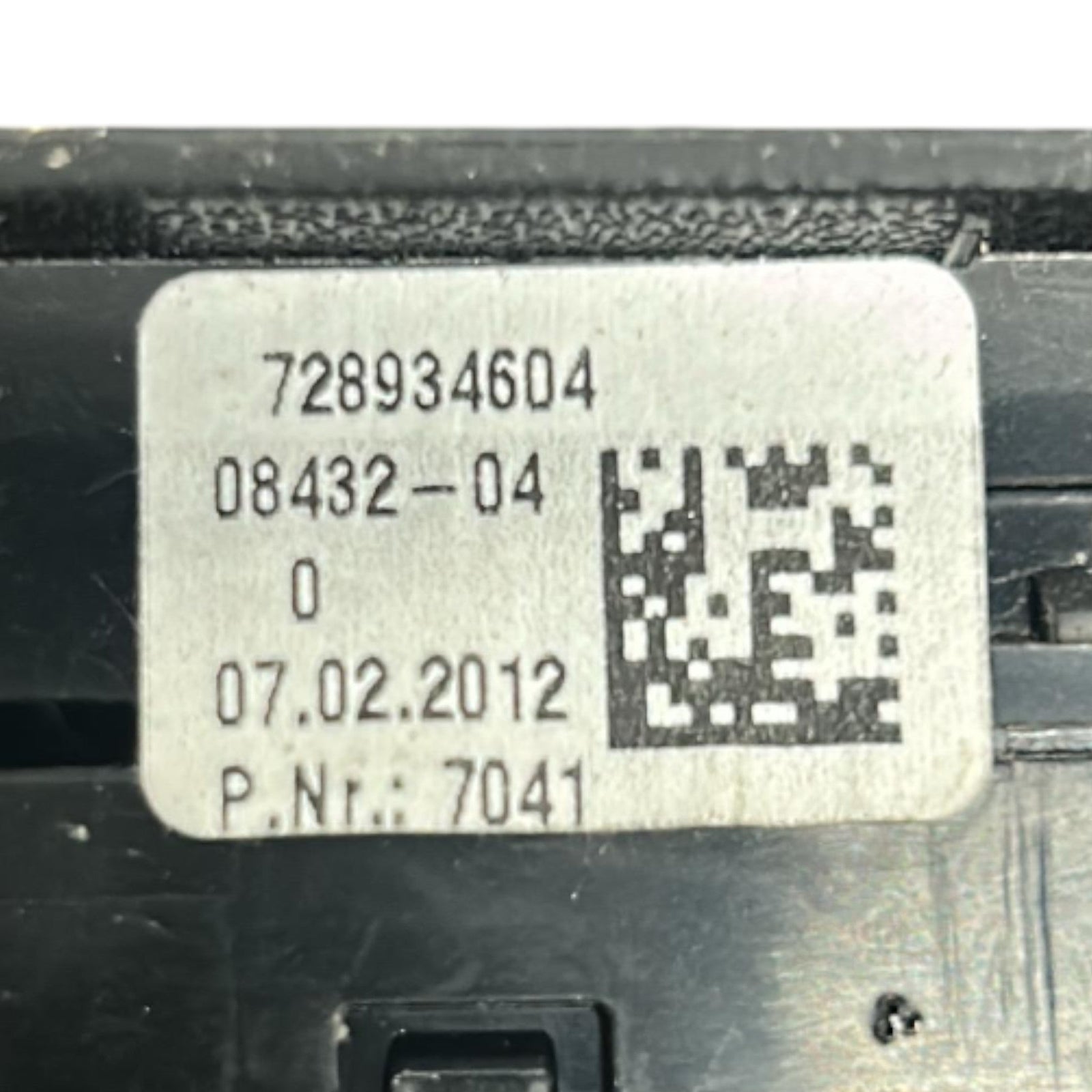 Left Front Window Regulator Command BMW Series 1 (F20) code 728934604 (2011 > 2019) - F&P CRASH SRLS - Used Parts