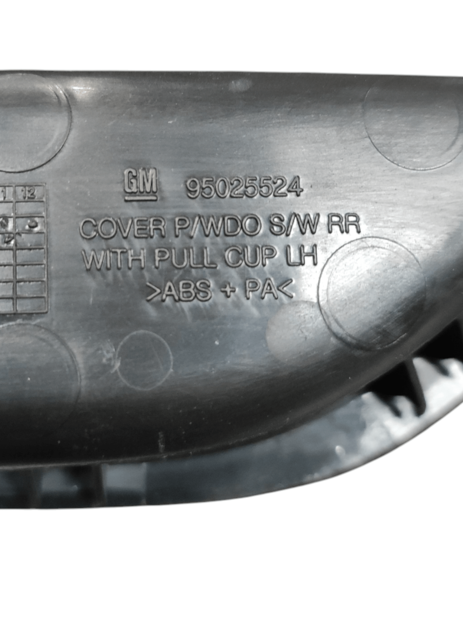 Comando Alzavetro Anteriore Destro COD:95025524 Opel Mokka (2012 > 2019) - F&P CRASH SRLS - Ricambi Usati