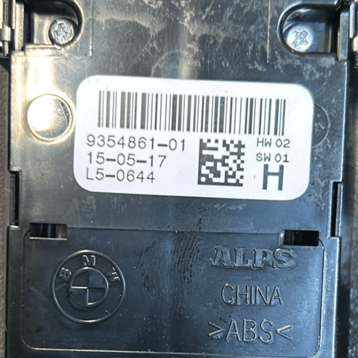 Comando Alzavetro Anteriore Sinistra Mini one F55 (2014 >) cod:9354861 - 01 - F&P CRASH SRLS - Ricambi Usati