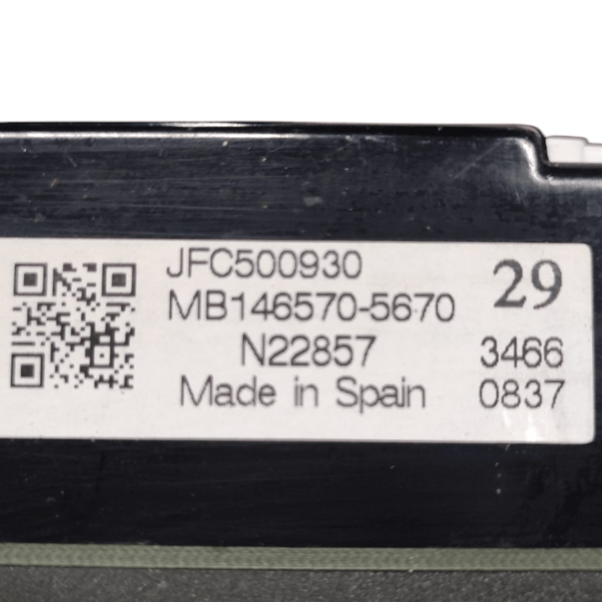 Comando Clima Bizona Lande Rover Range Rover Sport COD: JFC500930 (2005 - 2012) - F&P CRASH SRLS - Ricambi Usati