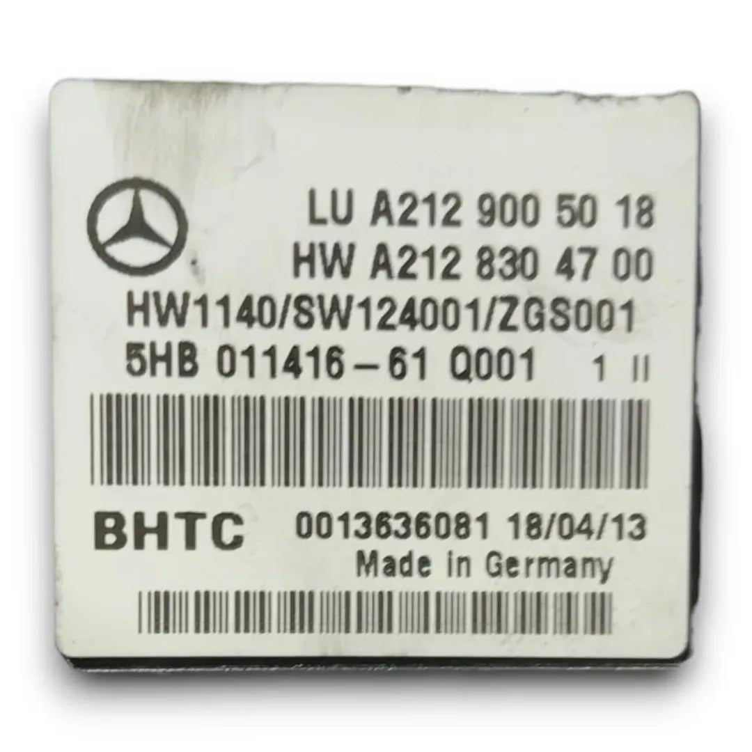 Comando clima Mercedes-Benz Classe E W/S212 dal 2009 OEM A2129005018 - F&P CRASH SRL - Ricambi Usati
