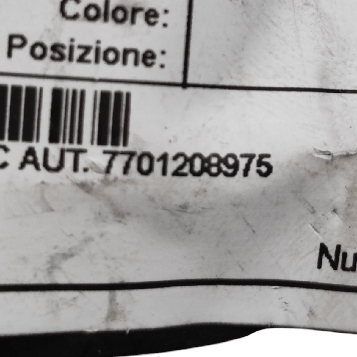 Comando Clima Renault Scenic 1.9 Diesel COD: 7701208975 (2009 - 2016) - F&P CRASH SRLS - Ricambi Usati