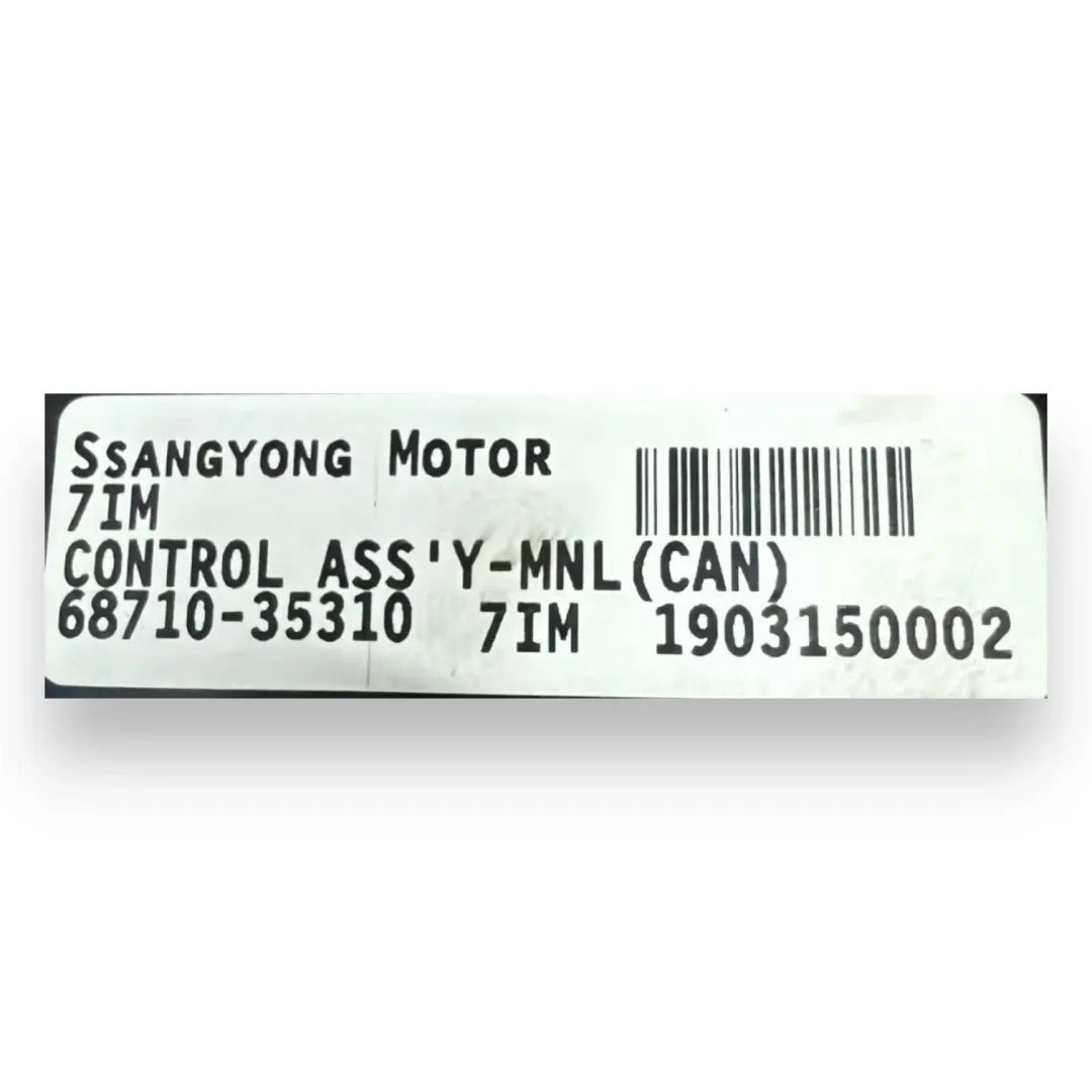 Dettaglio Comando clima SsangYong Tivoli dal 2018 OEM 6872035310 - foto 3