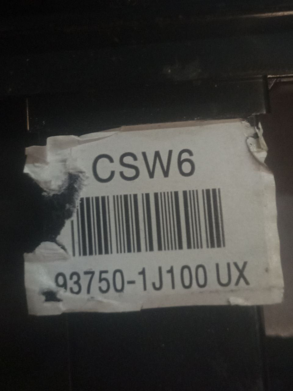 Comando / Interruttore pulsantiera centrale Hyundai i20 (2010) cod: 93750-1J100 - F&P CRASH SRLS - Ricambi Usati