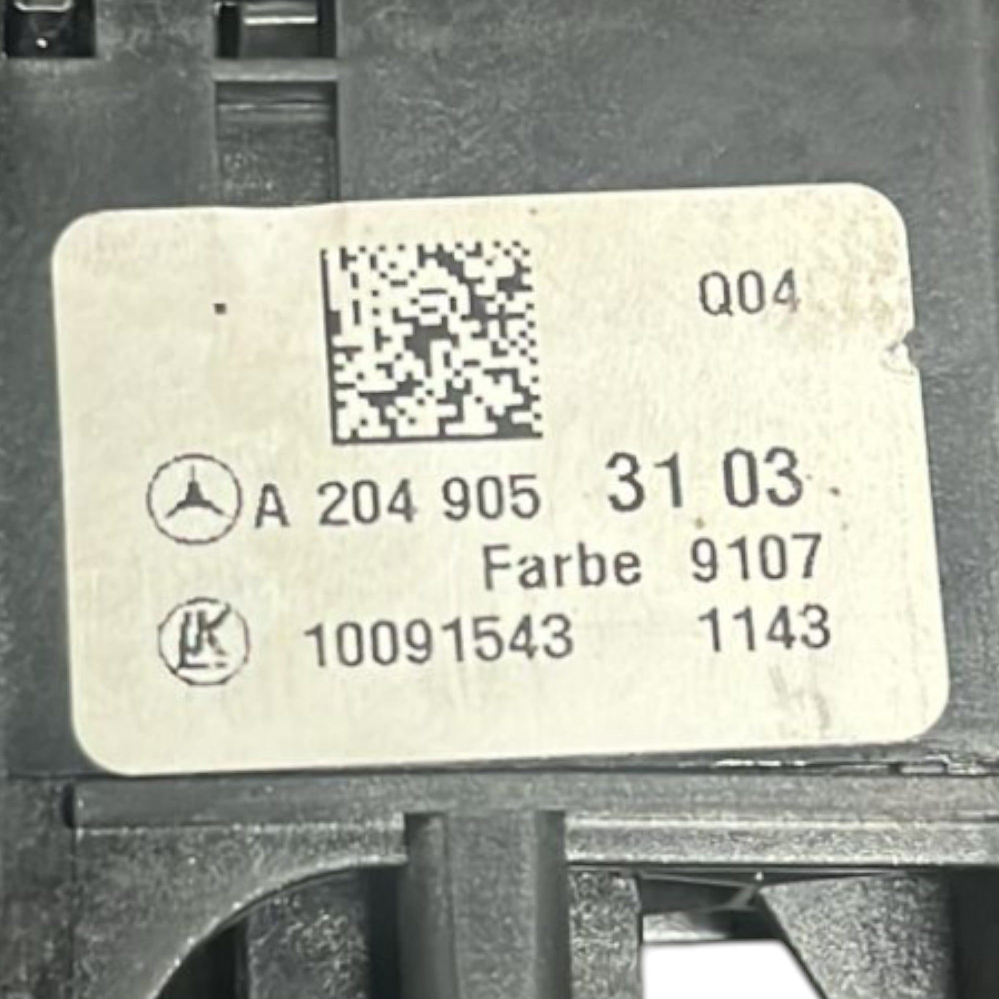 Comando Luci Mercedes Benz Classe C (W204) cod:A2049053103 (2007 >2013) - F&P CRASH SRLS - Ricambi Usati