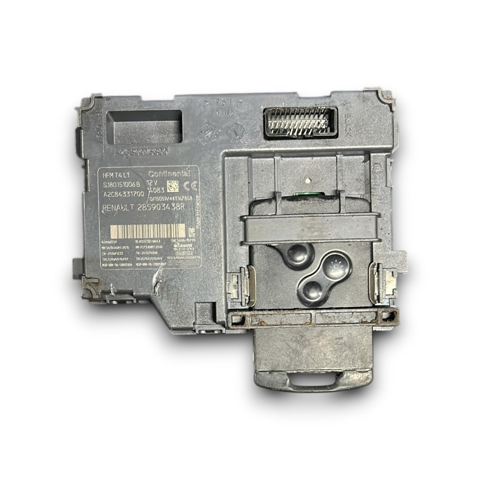 Starter Switch + Key Renault Clio IV cod.285903438R (2012 > 2019) Key Reader / Ignition Lock - F&P CRASH SRLS - Used Parts