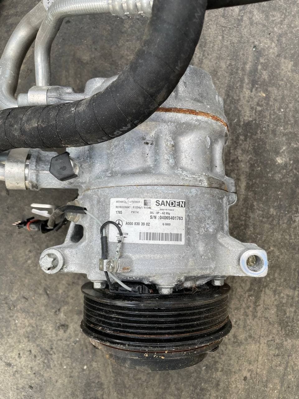 A/C compressor Mercedes GLC 250D X253 code A0008303902 - F&P CRASH SRLS - Used Parts