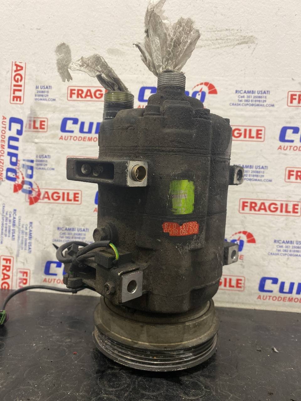 Air conditioning compressor A/C Audi A4 1.9 tdi code: 8d0260805d - F&P CRASH SRLS - Used Parts