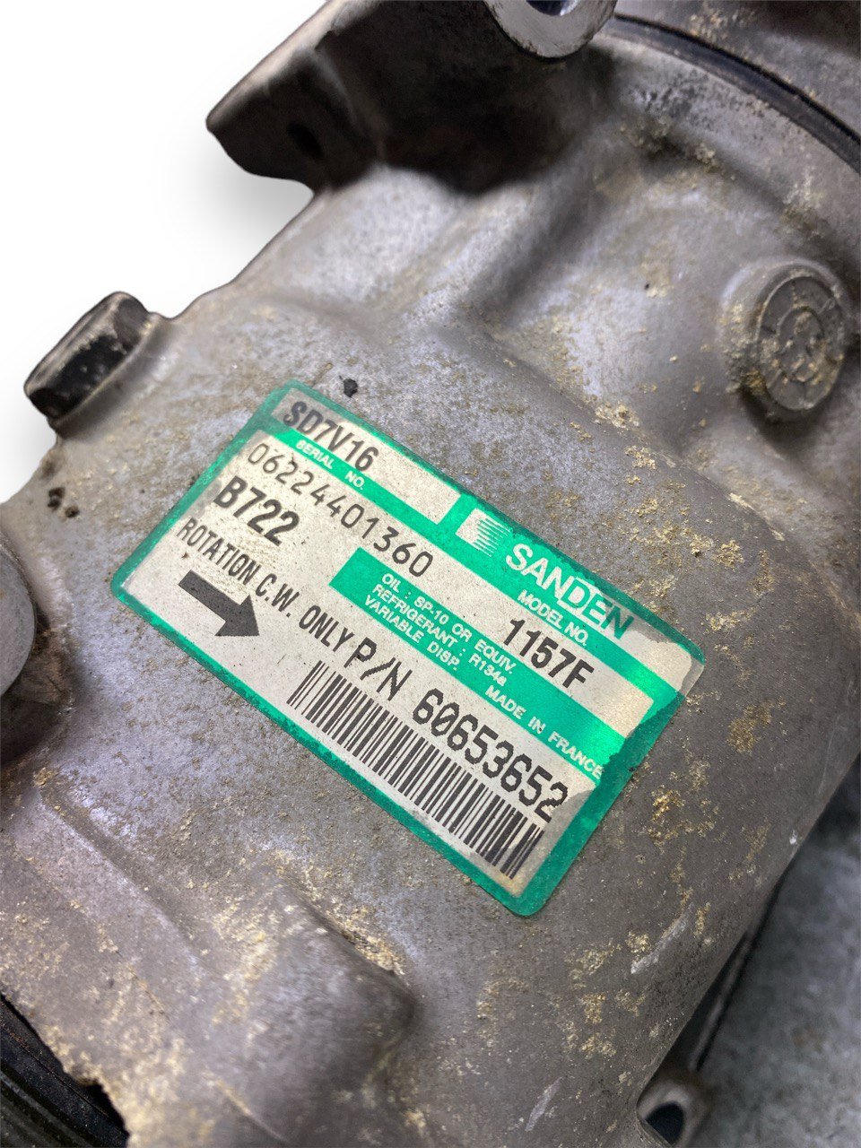 Compressore aria clima Alfa Romeo 159 1.9jtd ( 2009 ) COD:60653652 - F&P CRASH SRLS - Ricambi Usati