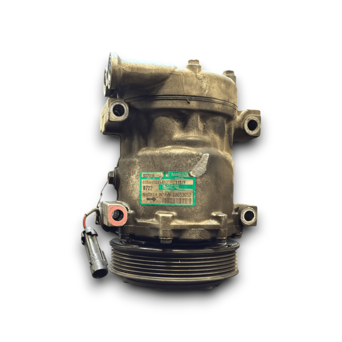 Compressore aria condizionata alfa romeo 147 1.9 diesel cod :60653652 (2000 - 2010) - F&amp;P CRASH SRL - Ricambi Usati