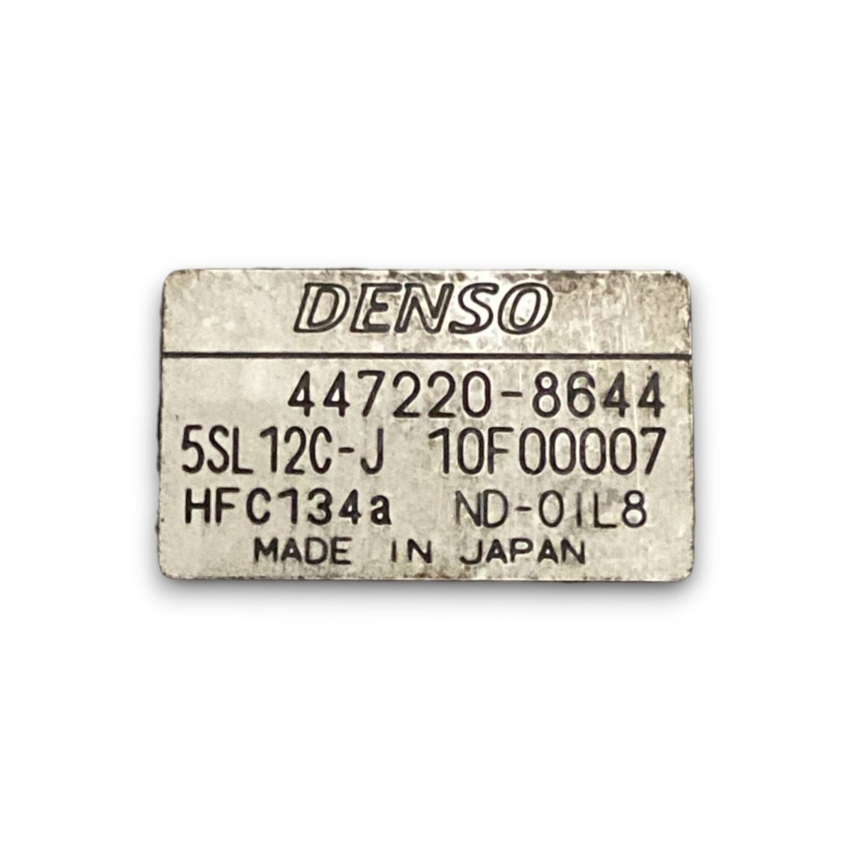 Air conditioning compressor alfa romeo 147 code . 447220 - 8644 1.9 diesel (2000 > 2010) - F&P CRASH SRL - Used Parts