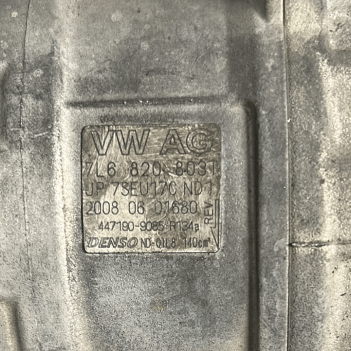 Compressore aria condizionata audi q7 3.0 diesel cod:7L68208031 (2005 > 2015) - F&P CRASH SRLS - Ricambi Usati