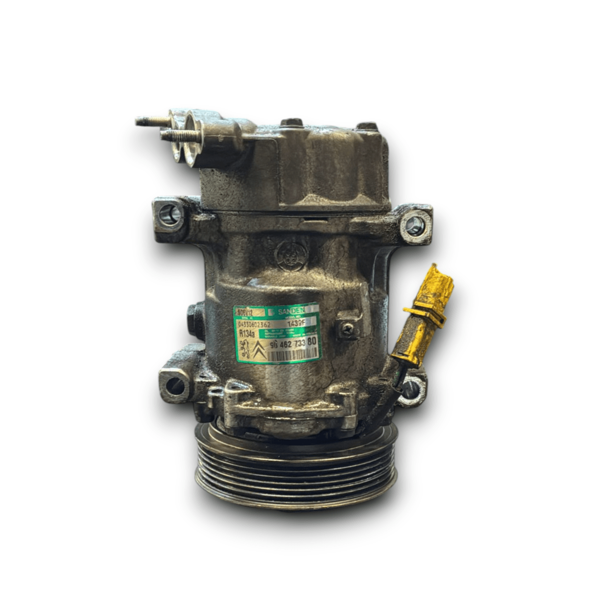 Air conditioning compressor Citroen C3 1.2 petrol code: 9646273380 (2016 - 2023) - F&amp;P CRASH SRL - Used Parts