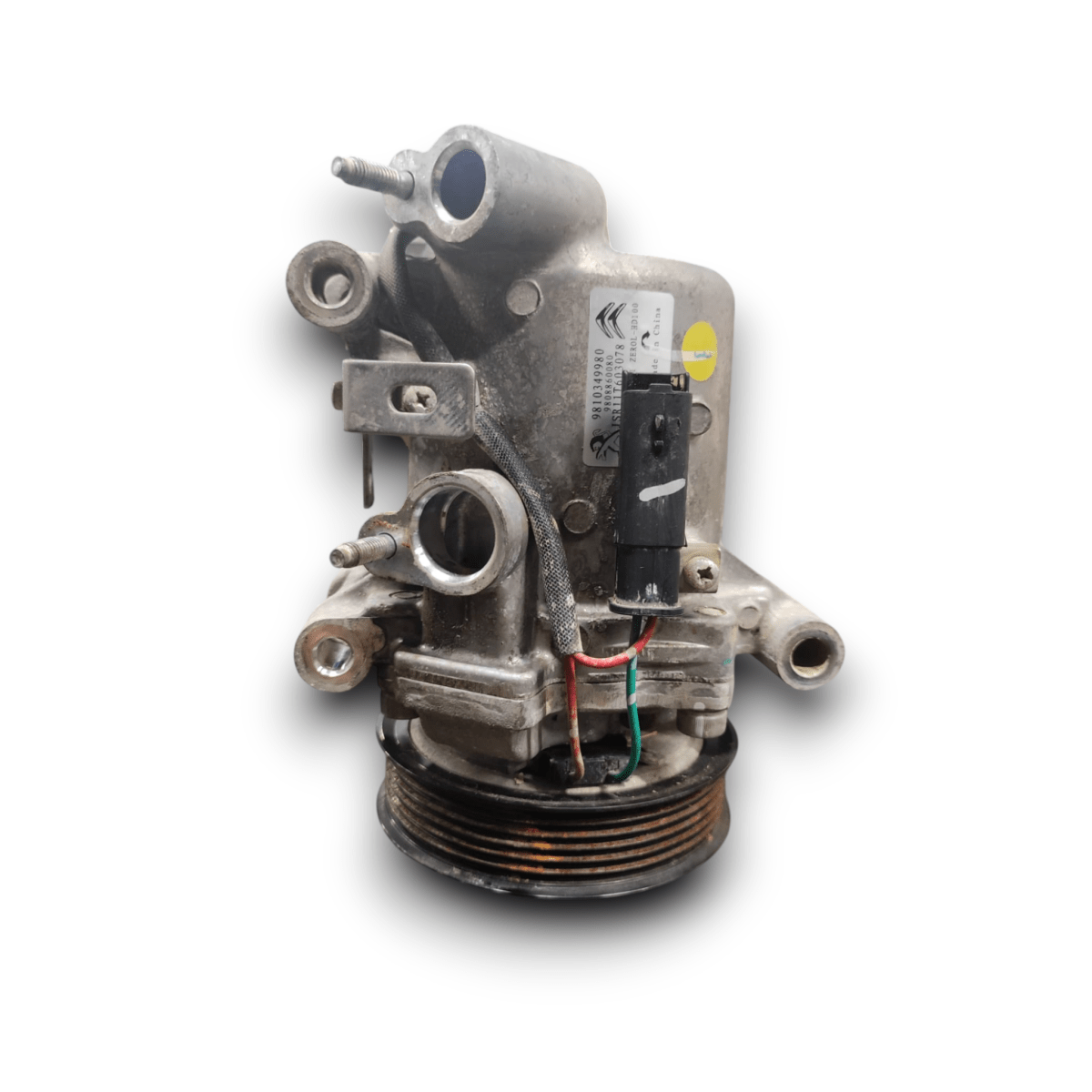 Compressore aria condizionata citroen c3 aircross iii serie 1.2 benzina cod: 9810349980 (2017 - 2024) - F&amp;P CRASH SRLS - Ricambi Usati