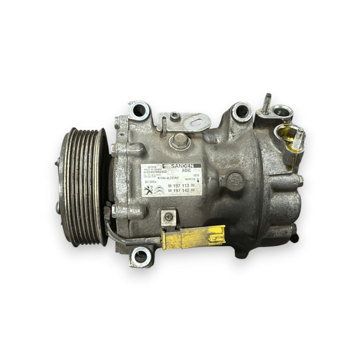 Air conditioning compressor Citroen Jumper III 2.0 diesel code:9819711380 (2014 - ) - F&amp;P CRASH SRL - Used Parts