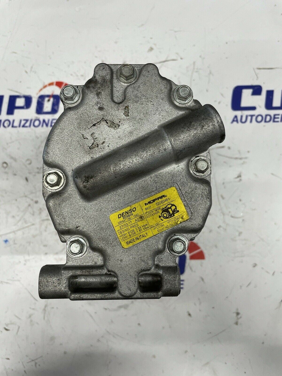 Air Conditioning Compressor Clima FIAT 1.2Bz PANDA(12 onwards)/500 52060461 - F&P CRASH SRLS - Used Parts