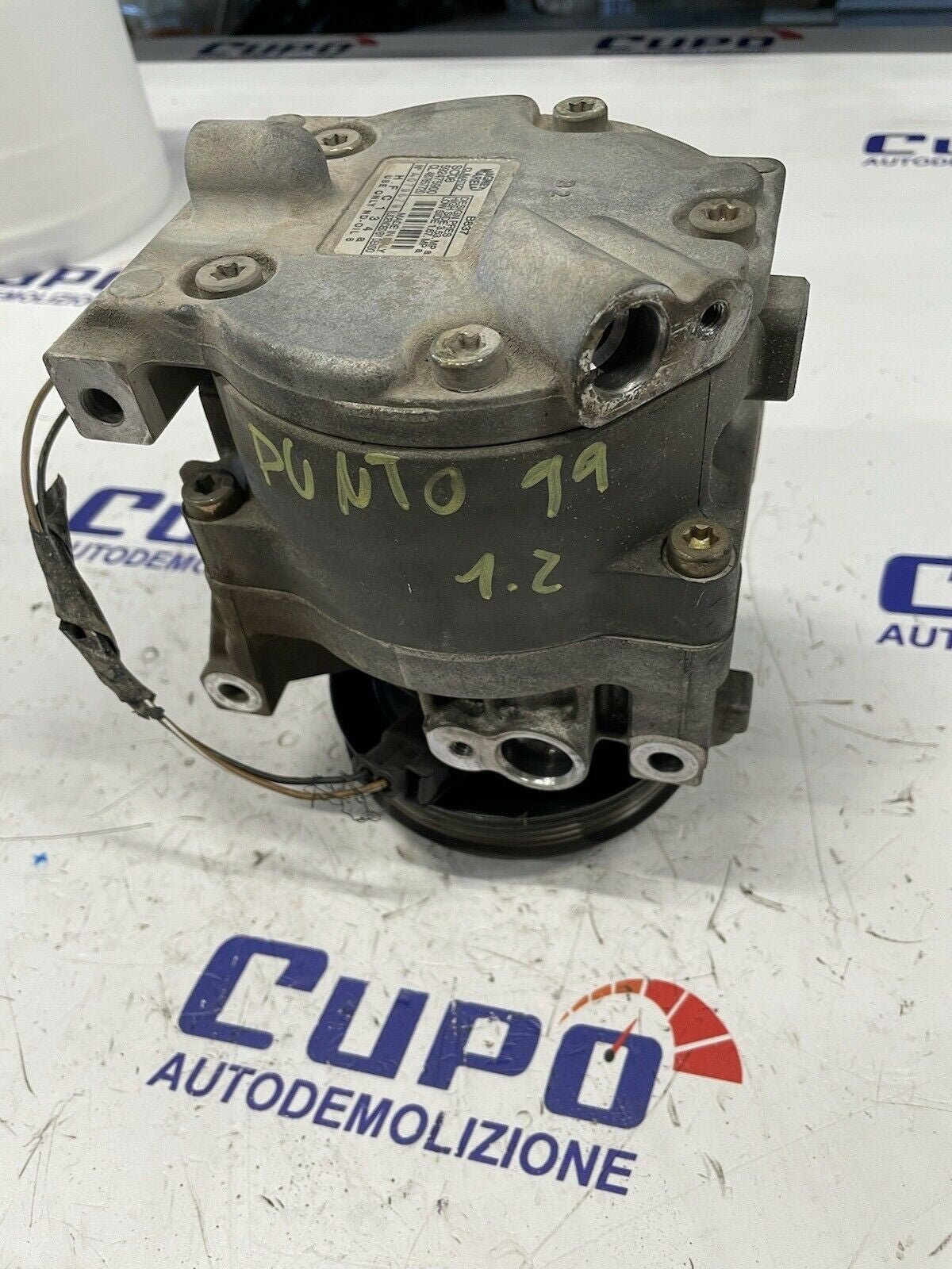 Compressore Aria Condizionata Clima FIAT 1.2Bz PUNTO(188)/LANCIA Y 592475900 - F&P CRASH SRLS - Ricambi Usati