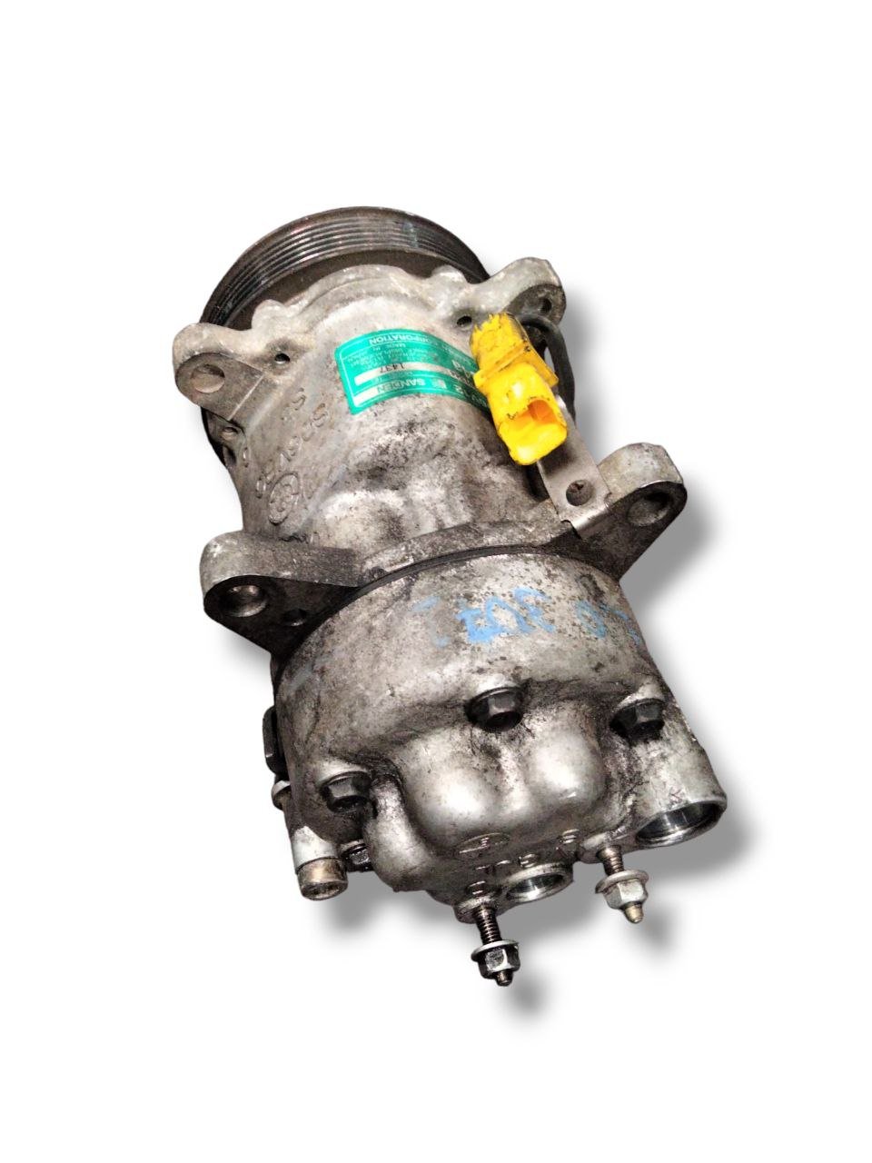 Compressore aria condizionata clima Peugeot 307 2.0 diesel (2007) cod.SD6VRC - F&P CRASH SRLS - Ricambi Usati