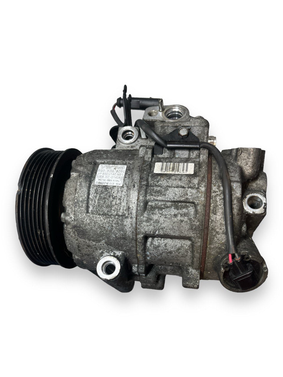 Compressore Aria Condizionata Clima Volkswagen Polo 9N ( 1.2b - 2004 ) cod : 6Q0820808G - F&P CRASH SRLS - Ricambi Usati