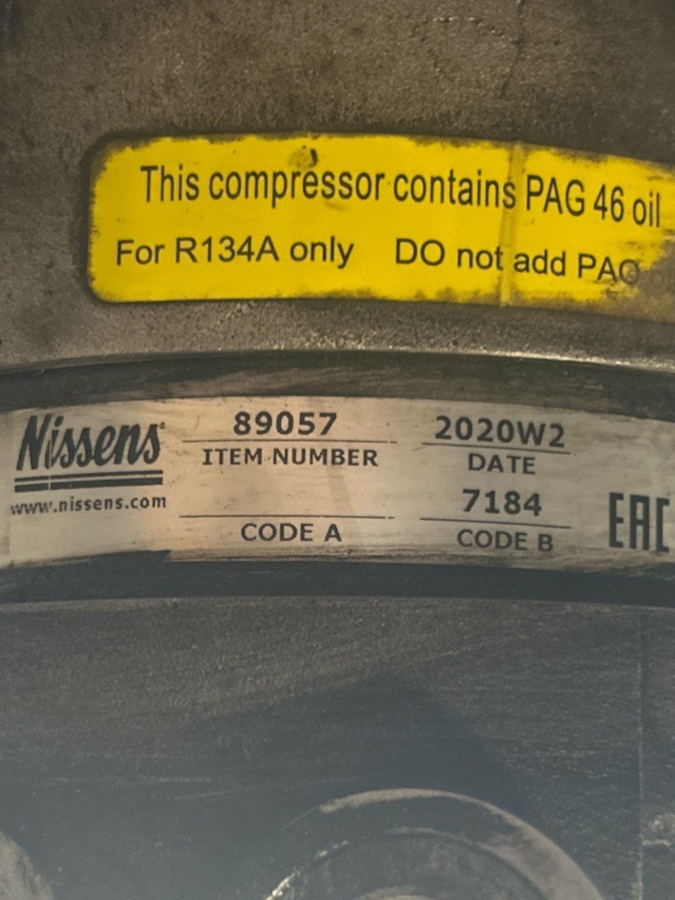 Compressore Aria Condizionata Fiat Croma 1.9 Diesel (2005 > 2010) cod.89057 - F&P CRASH SRLS - Ricambi Usati