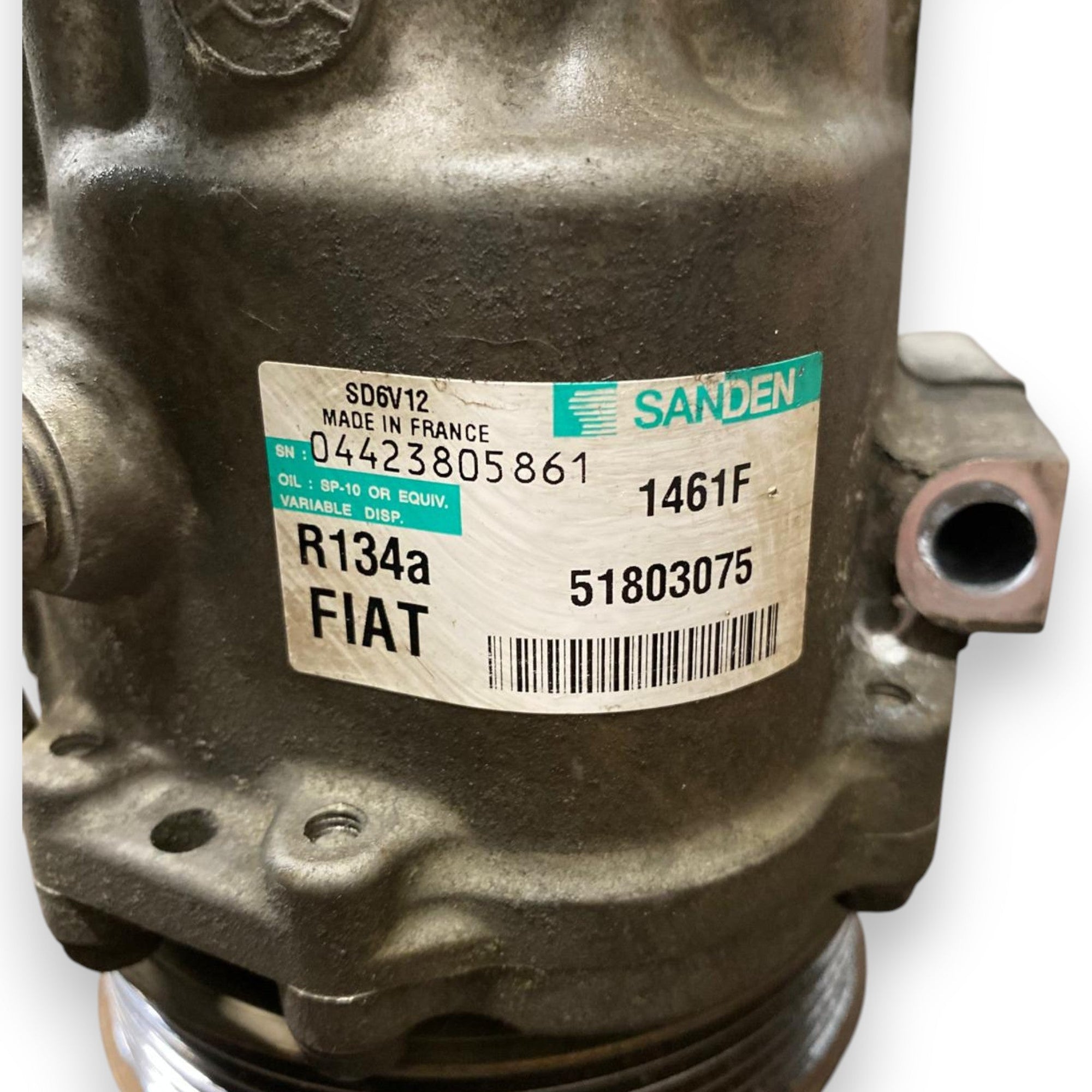 Compressore aria condizionata Fiat Grande Punto 1.3 Diesel (2005 - 2012) Cod: 51803075 - F&P CRASH SRLS - Ricambi Usati