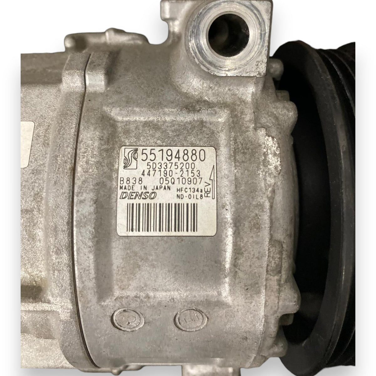 Air conditioning compressor Fiat Punto Evo 1.2 Petrol (2005 - 2018) Code: 55194880 - F&P CRASH SRLS - Used Parts