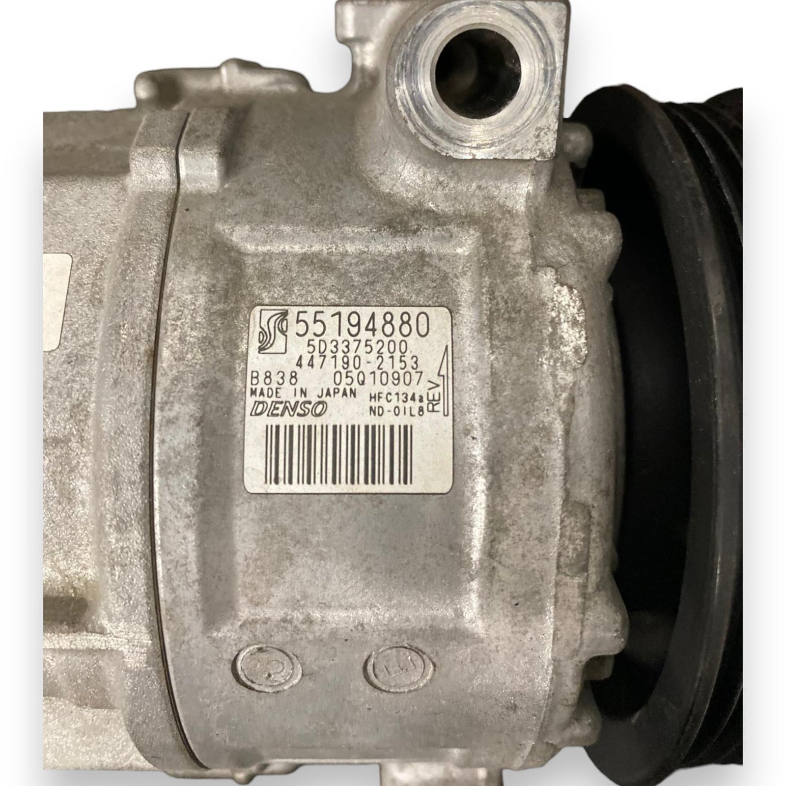Air conditioning compressor Fiat Punto Evo 1.2 Petrol (2005 - 2018) Code: 55194880 - F&P CRASH SRLS - Used Parts