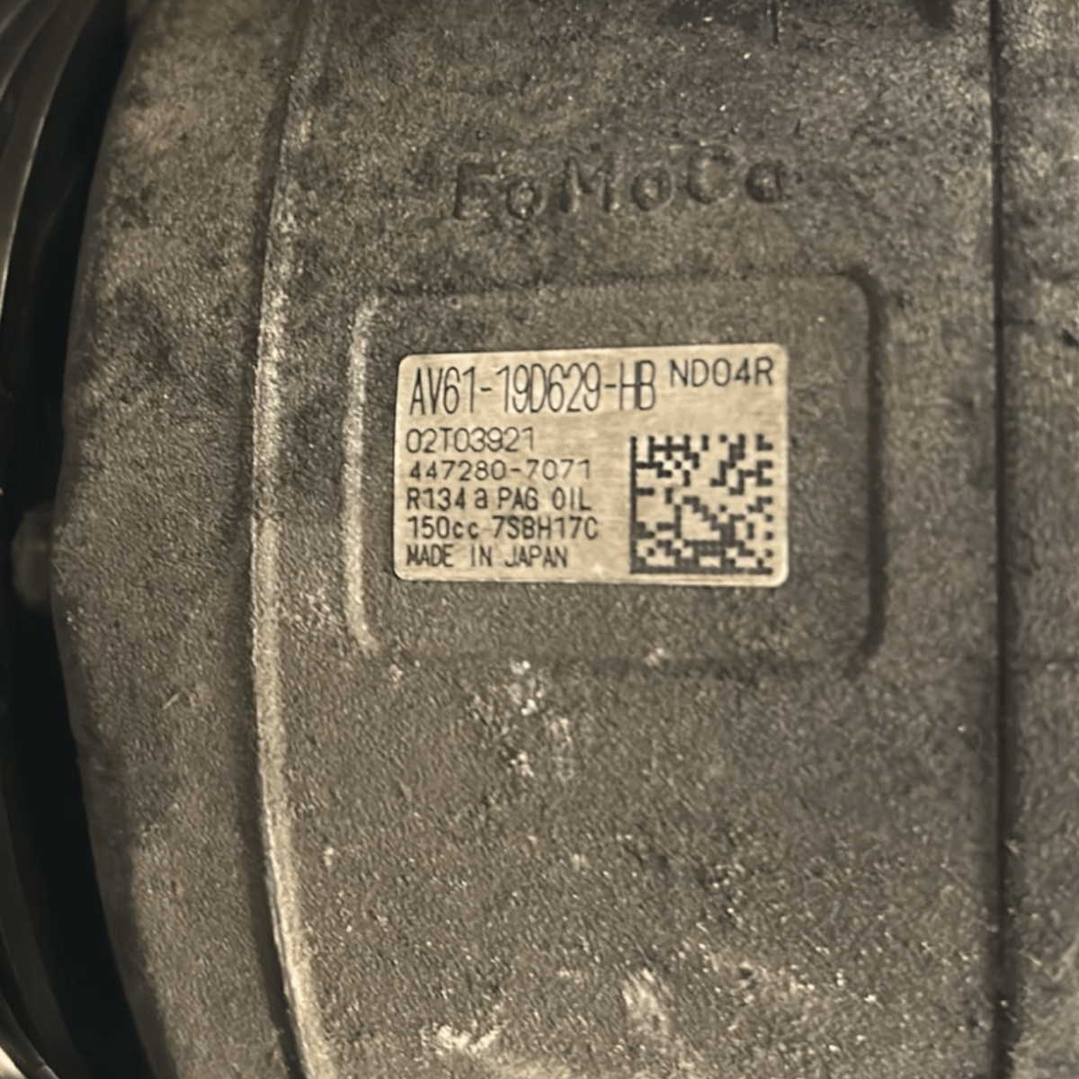 Compressore aria condizionata ford c - max 1.6 diesel cod:AV61 - 19D629 - HB (2015 > 2019) - F&P CRASH SRLS - Ricambi Usati