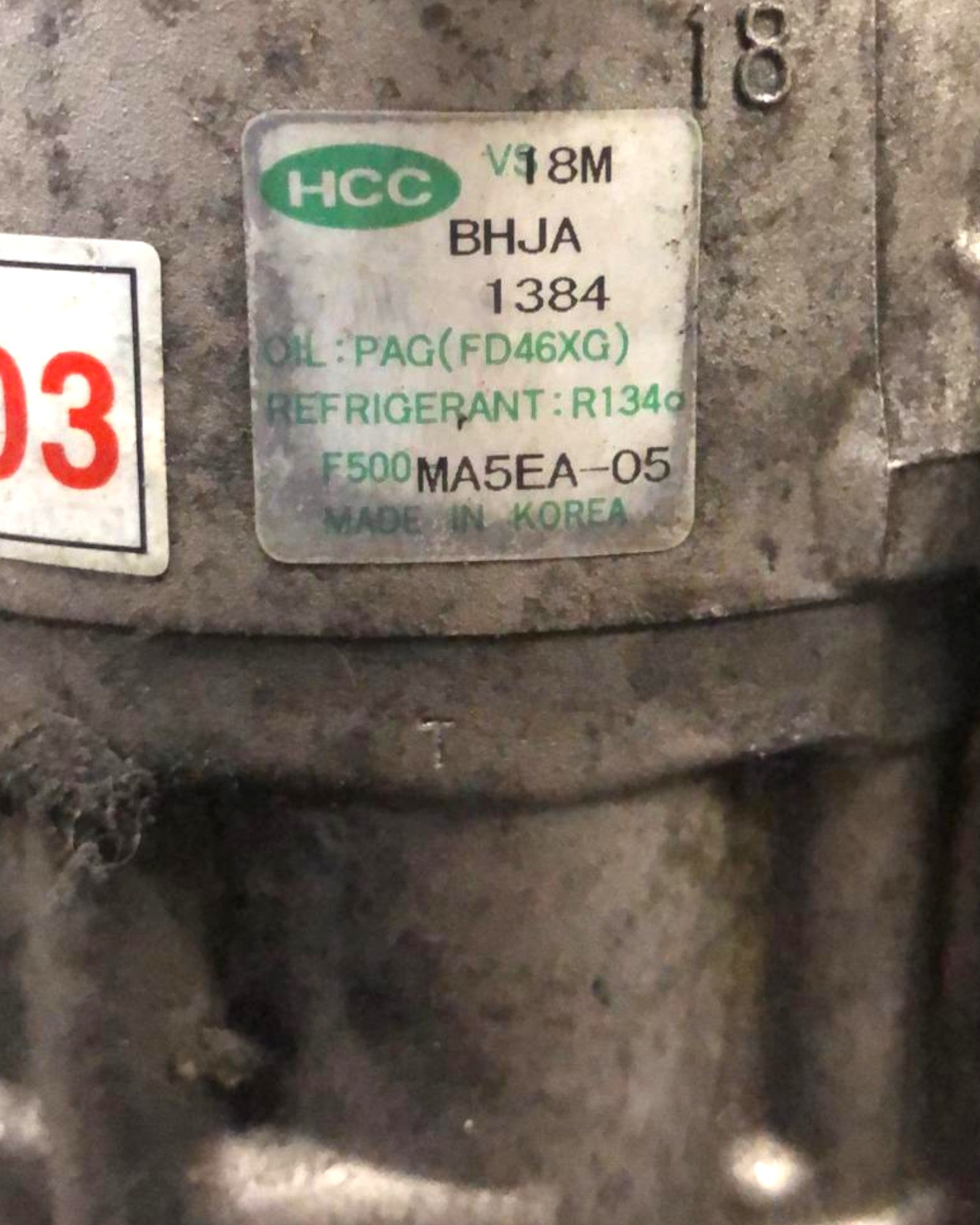 Hyundai Santa Fe 2.2 Diesel Air Conditioning Compressor (2006 > 2012) code:MA5EA - 05 - F&P CRASH SRLS - Used Parts