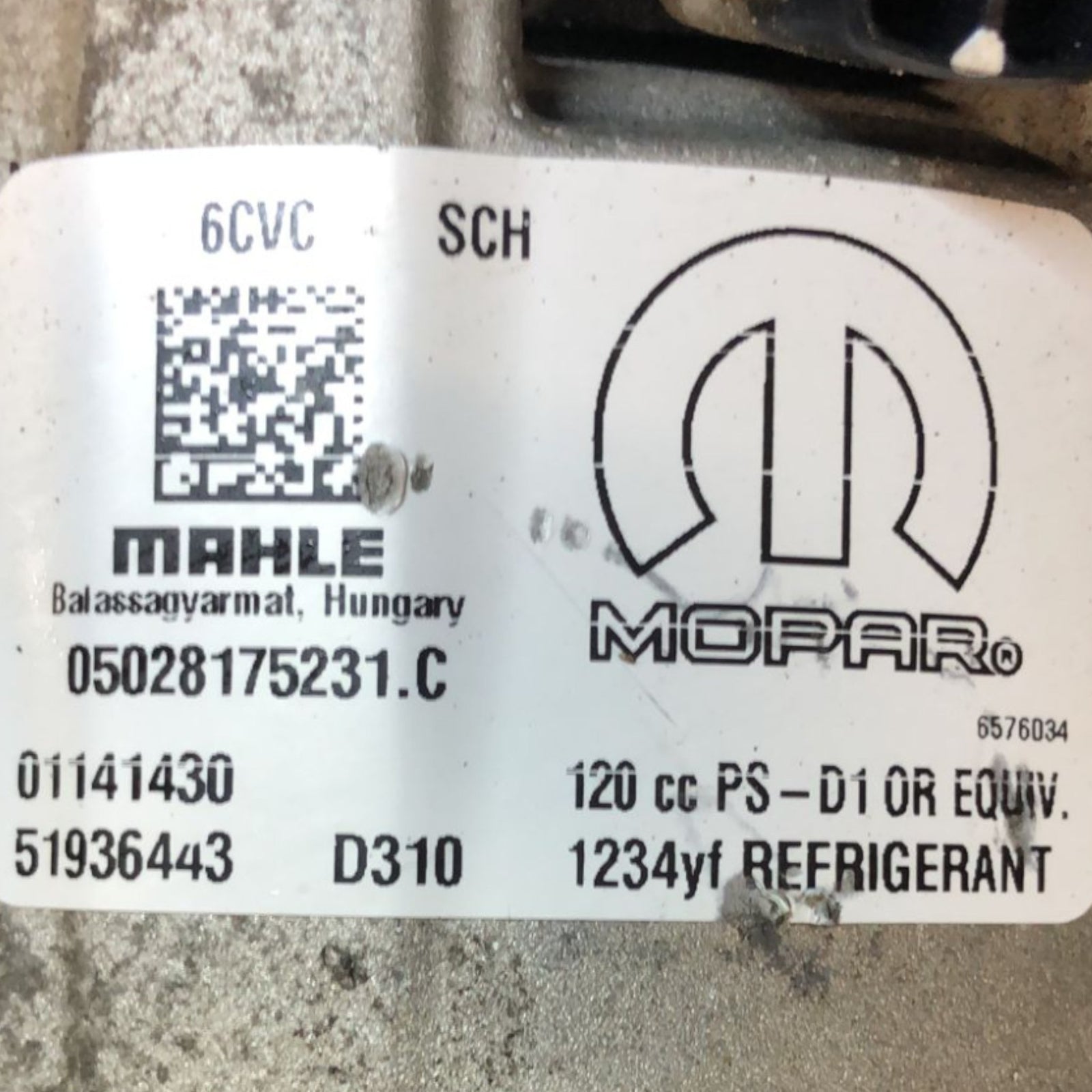 Compressore Aria Condizionata Jeep Renegade 1.6 diesel (2014 >) cod:01141430 - F&P CRASH SRLS - Ricambi Usati