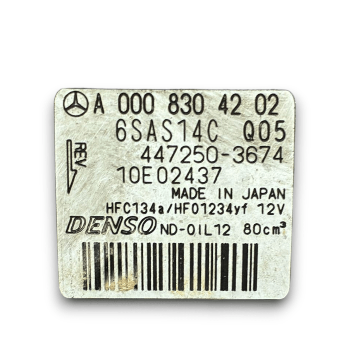 Air conditioning compressor mercedes - benz class a w177 1.5 diesel code: A0008304202 (2018 - >) - F&P CRASH SRL - Used Parts