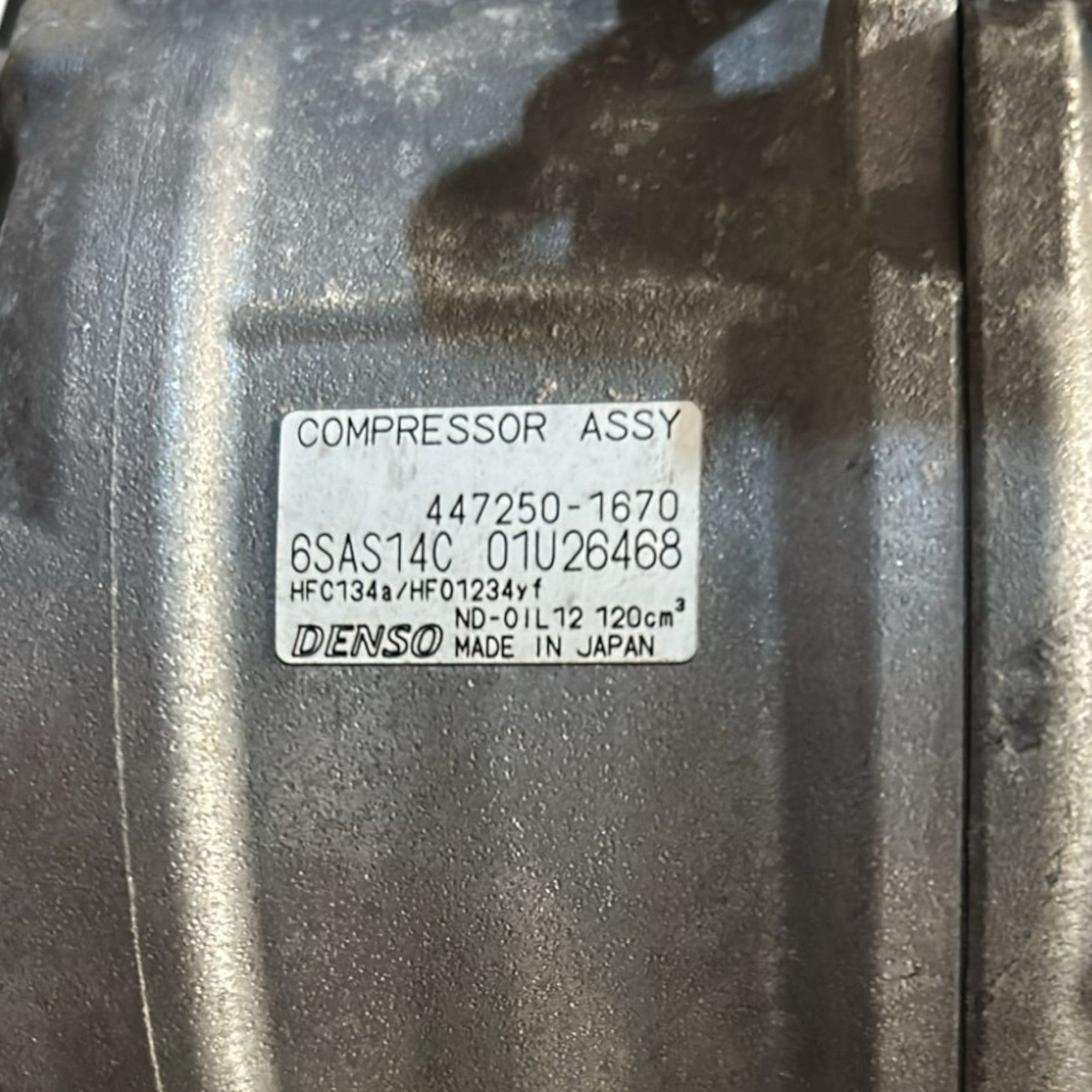 Compressore Aria Condizionata Mercedes Benz Gla X156 2.2 Diesel cod:447250 - 1670 (2013 > 2019) - F&P CRASH SRLS - Ricambi Usati