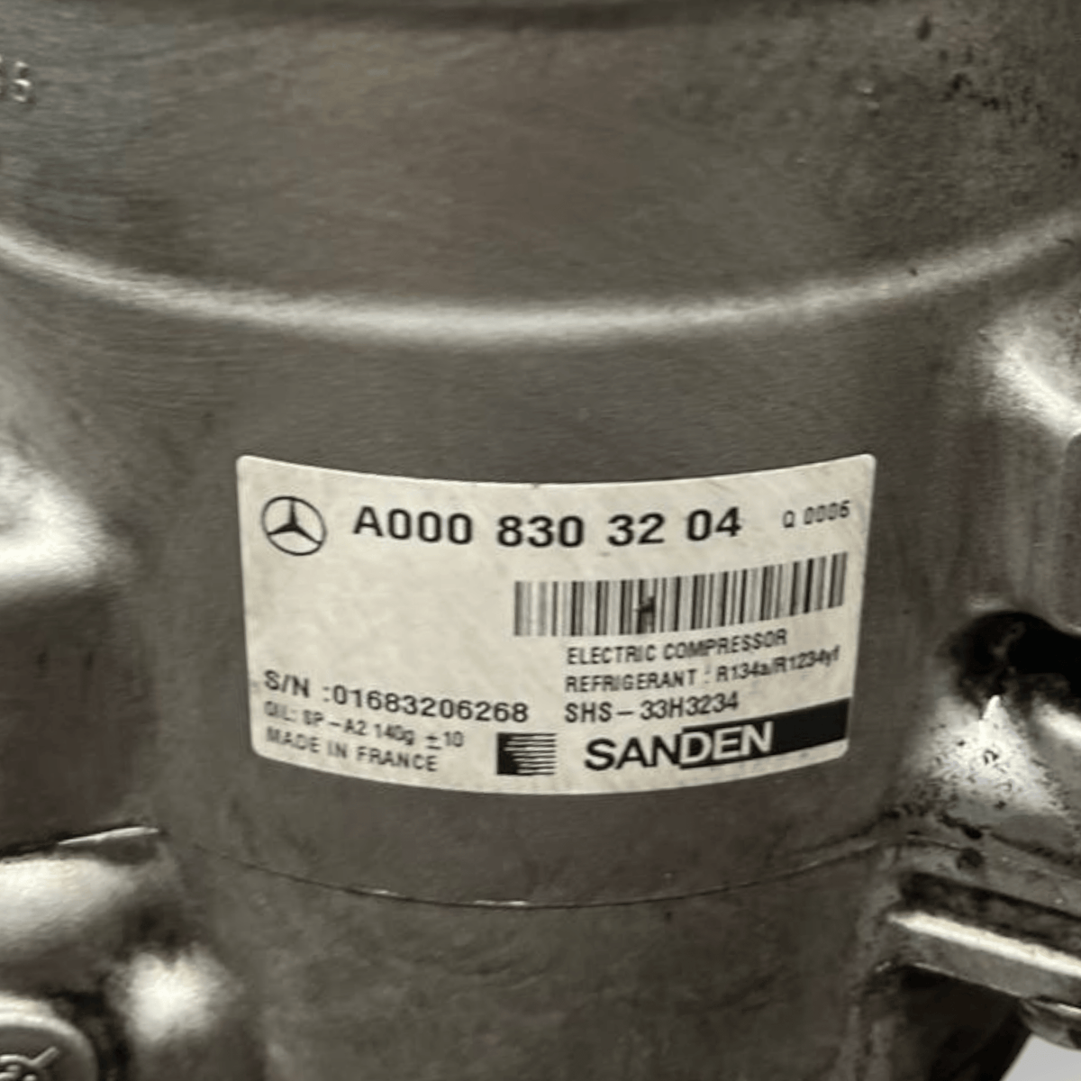 Air Conditioning Compressor Mercedes - Benz Glc C253 2.0 Diesel - Hybrid (2016 to 2023) code: A0008303204 - F&P CRASH SRLS - Used Parts