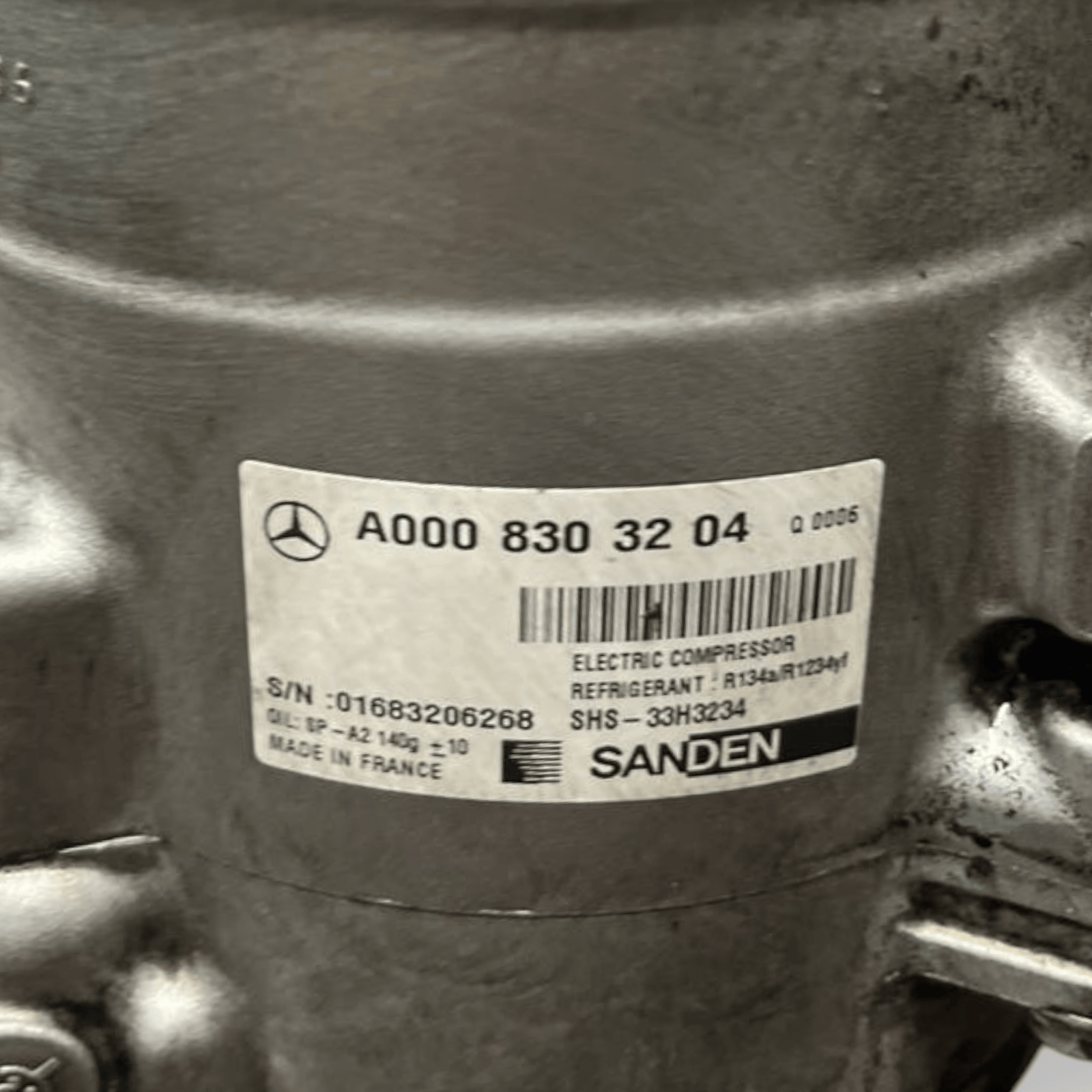 Air Conditioning Compressor Mercedes - Benz Glc C253 2.0 Diesel - Hybrid (2016 to 2023) code: A0008303204 - F&P CRASH SRLS - Used Parts