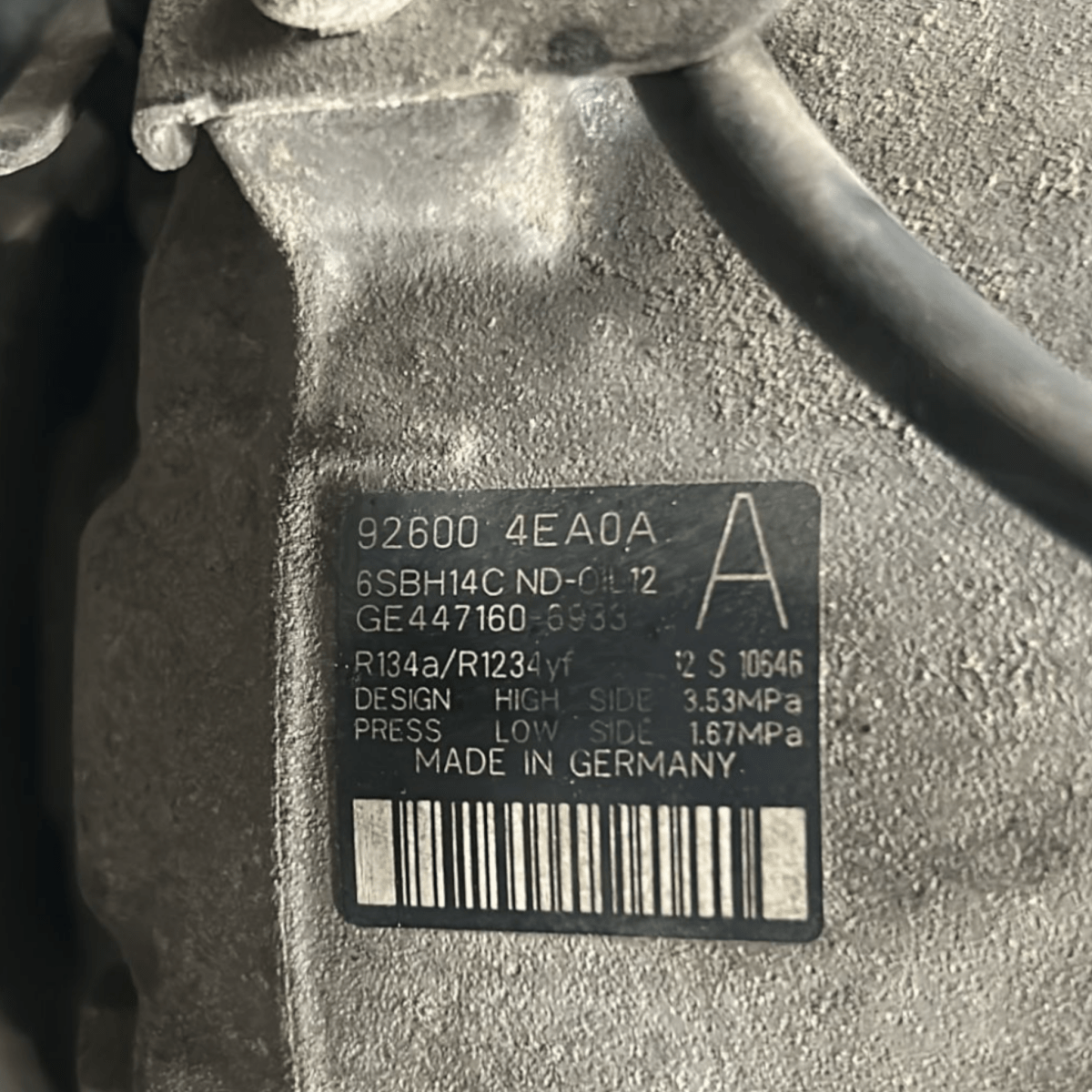Compressore aria condizionata nissan qashqai j10 1.5 diesel cod:926004EA0A (2006 > 2014) - F&P CRASH SRLS - Ricambi Usati
