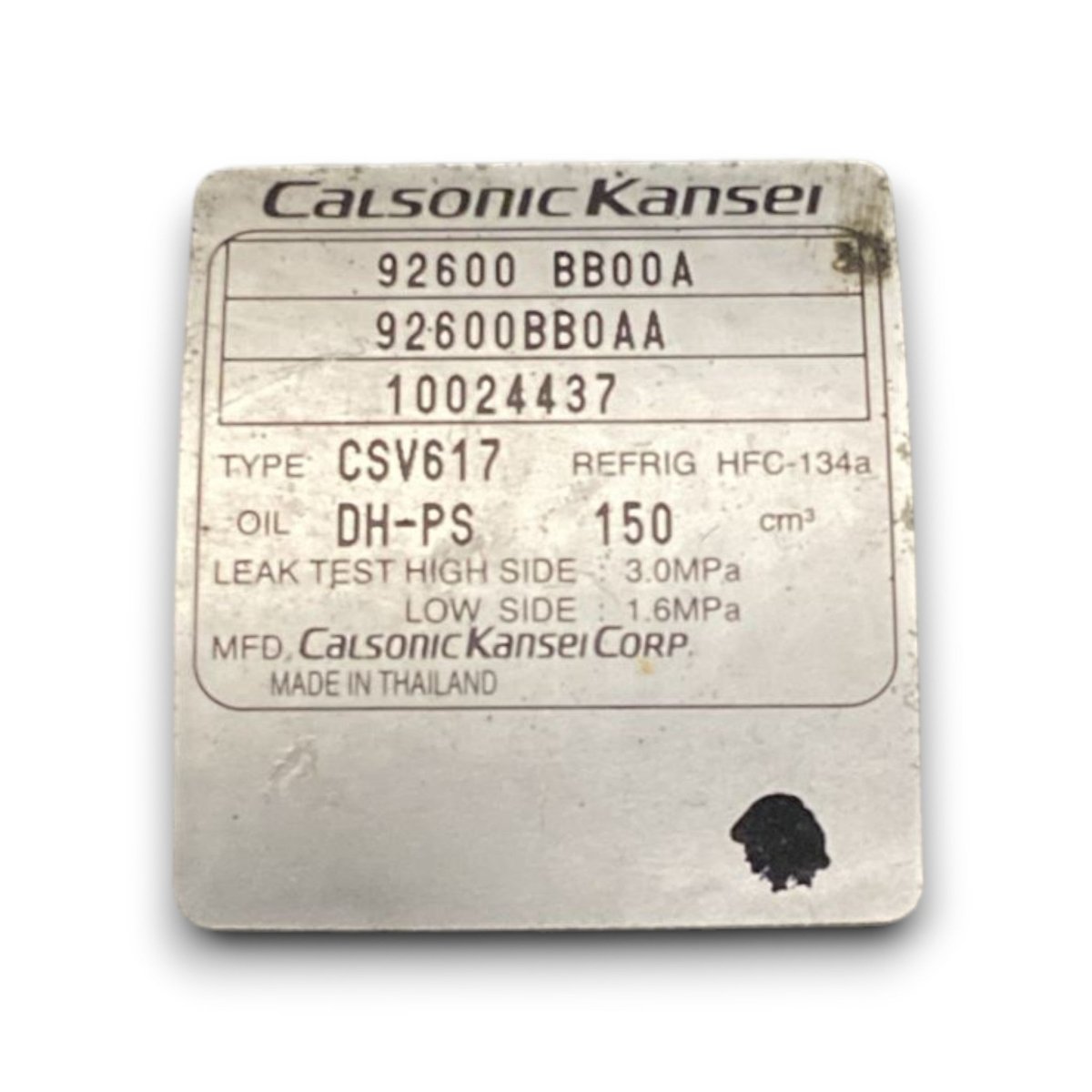 Compressore aria condizionata nissan qashqai j10 cod . 92600bb00a 1.6 diesel (2006 > 2014) - F&P CRASH SRL - Ricambi Usati