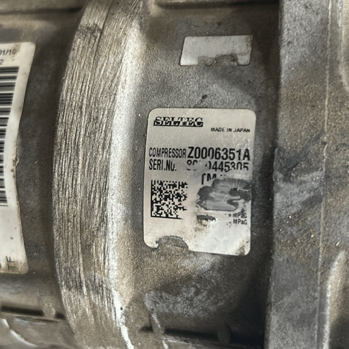 Compressore aria condizionata opel astra j 2.0 diesel cod:Z0006351A (2009 > 2020) - F&P CRASH SRLS - Ricambi Usati