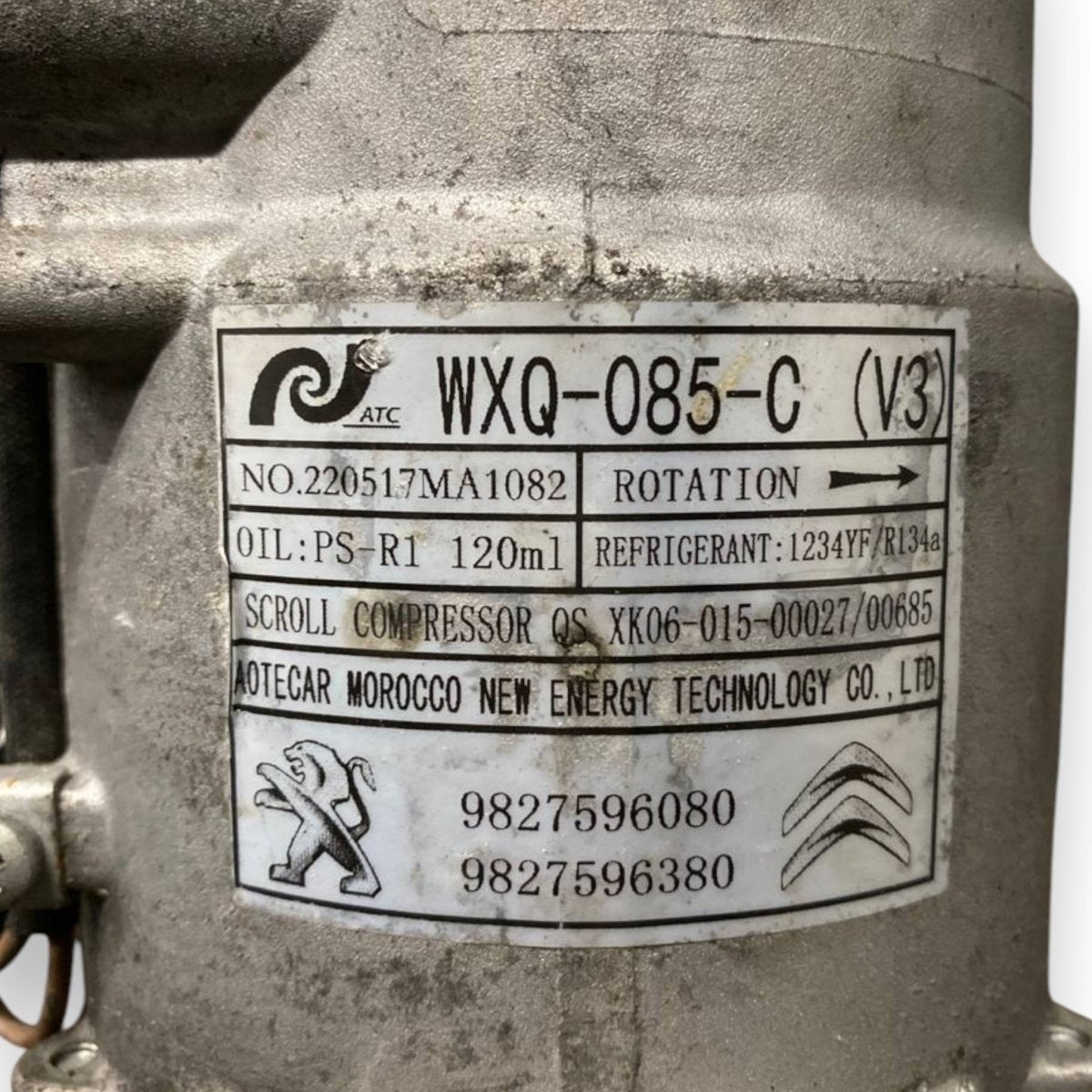 Compressore aria condizionata opel corsa f 1.2 benzina Cod: 9827596080 (2019 - ) - F&P CRASH SRLS - Ricambi Usati