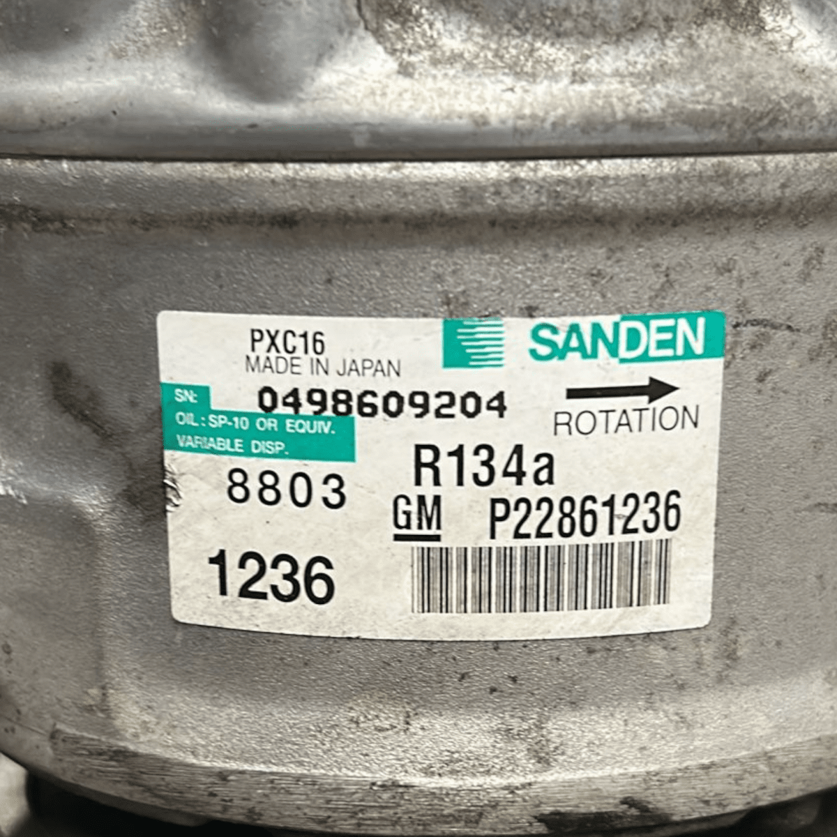 Compressore aria condizionata opel inisgnia a 2.0 diesel cod:P22861236 (2008 > 2017) - F&P CRASH SRL - Ricambi Usati