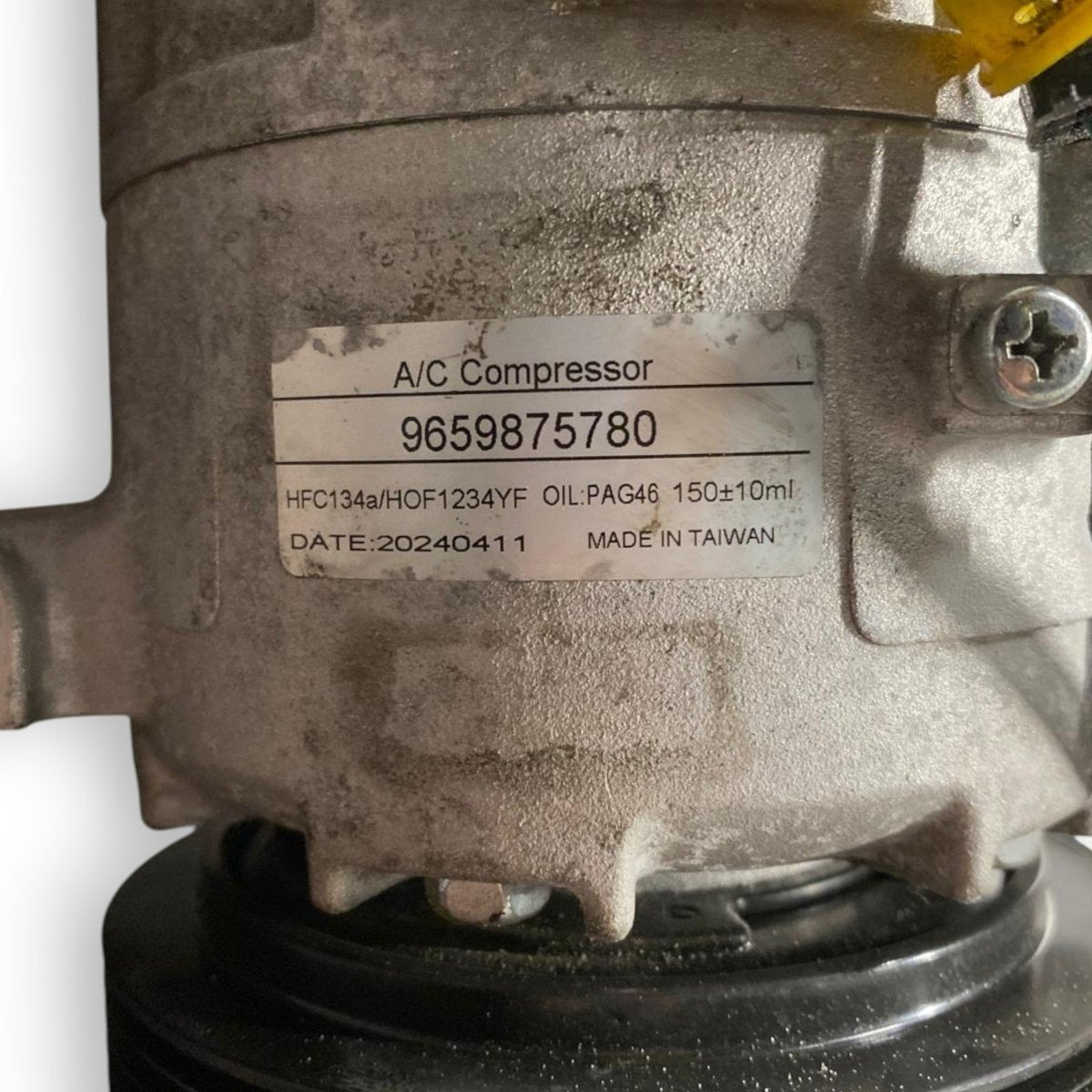 Air conditioning compressor Peugeot 308 II 1.6 Diesel (2013 - 2021) Cod: 9659875780 - F&P CRASH SRLS - Used Parts