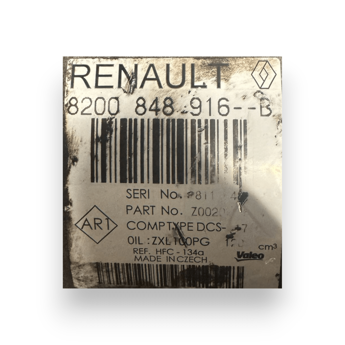 Compressore aria condizionata Renault Master III 2.3 diesel cod.8200 - 848 - 916 - B (2010 - 2024) - F&P CRASH SRL - Ricambi Usati