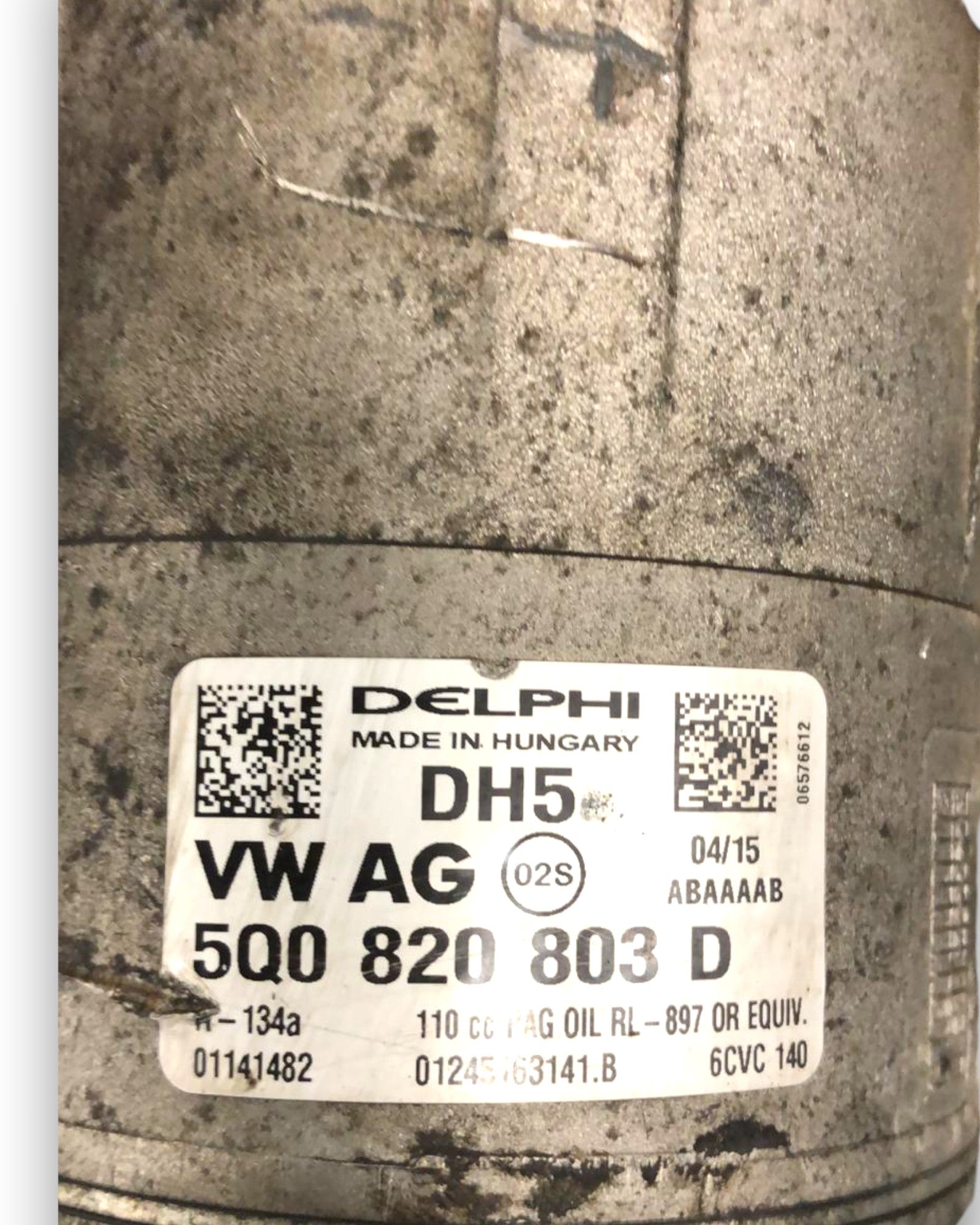 Compressore Aria Condizionata Seat Leon Fr 1.6 Diesel (2013 > 2019) cod:5Q820803 - F&P CRASH SRLS - Ricambi Usati
