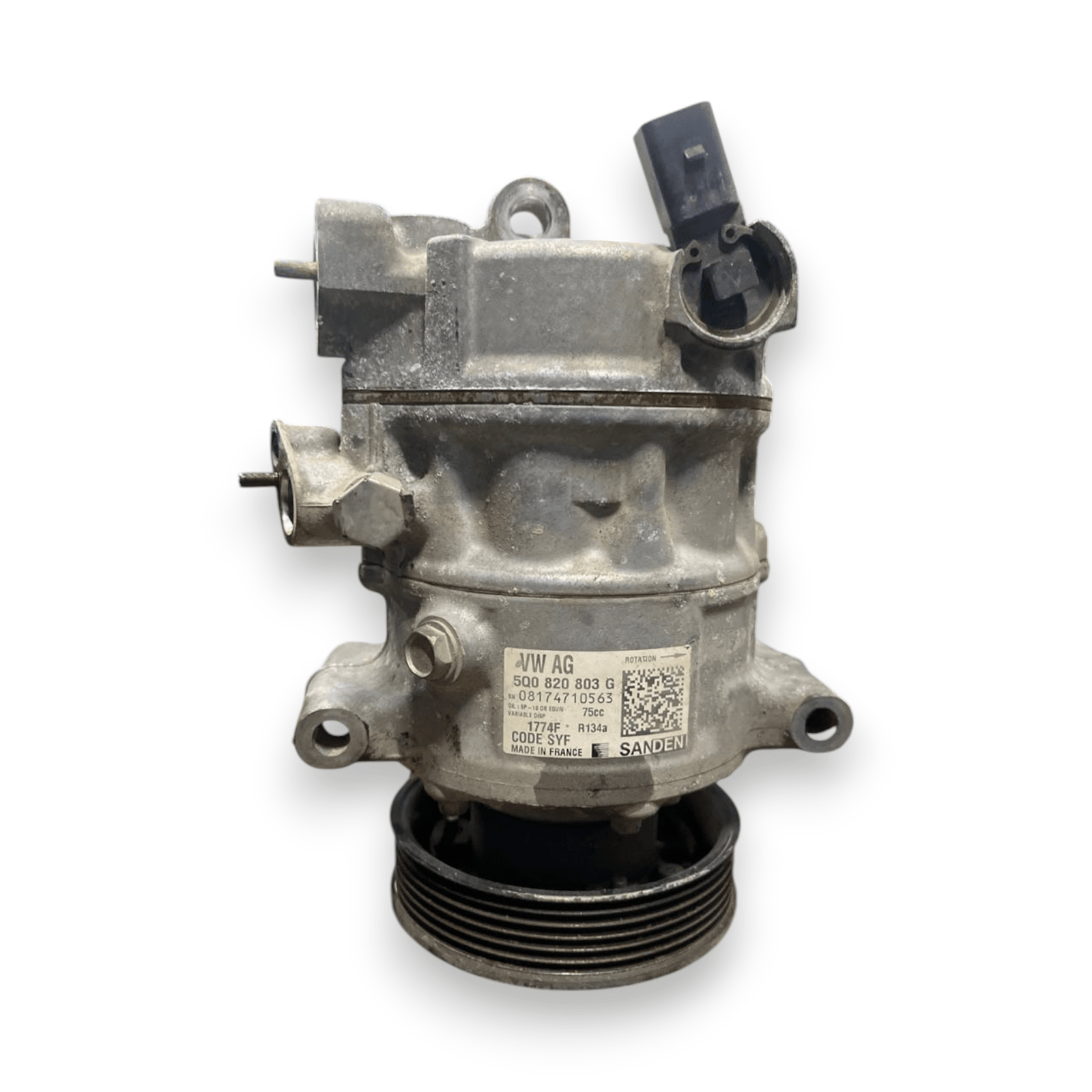 Compressore Aria Condizionata Seat Leon III 1.4 Benzina / Metano (2013 al 2019) cod: 5Q0820803G - F&P CRASH SRLS - Ricambi Usati