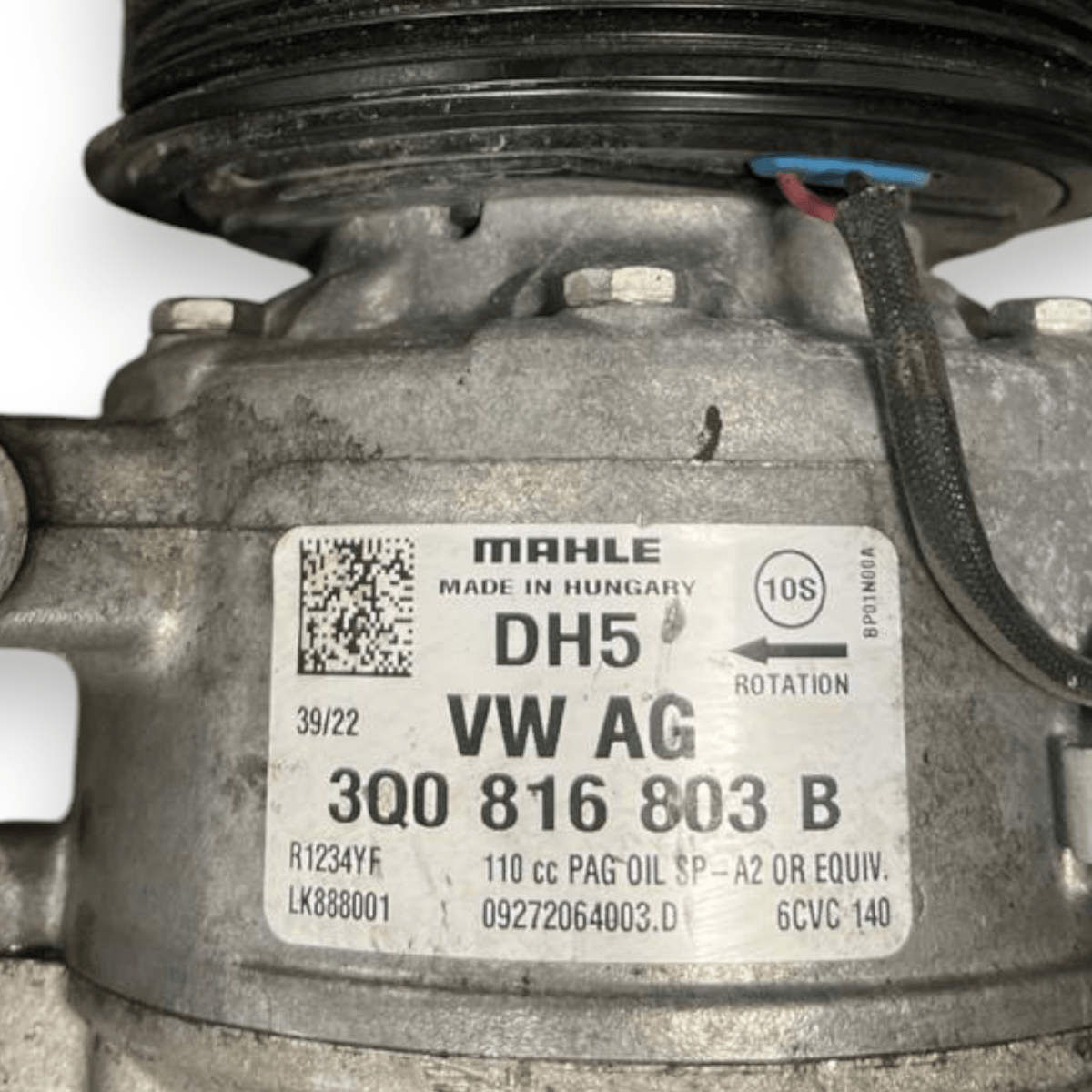 Air Conditioning Compressor Seat Leon IV 2.0 Diesel (2020 - ) code: 3Q0816803B - F&P CRASH SRLS - Used Parts