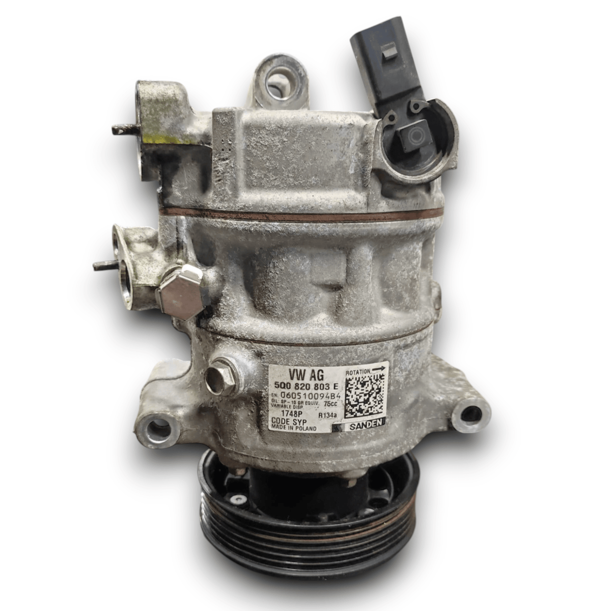 Compressore Aria Condizionata Skoda Octavia 1.4 Benzina COD: 5Q0820803E (2012 - 2019) - F&amp;P CRASH SRLS - Ricambi Usati