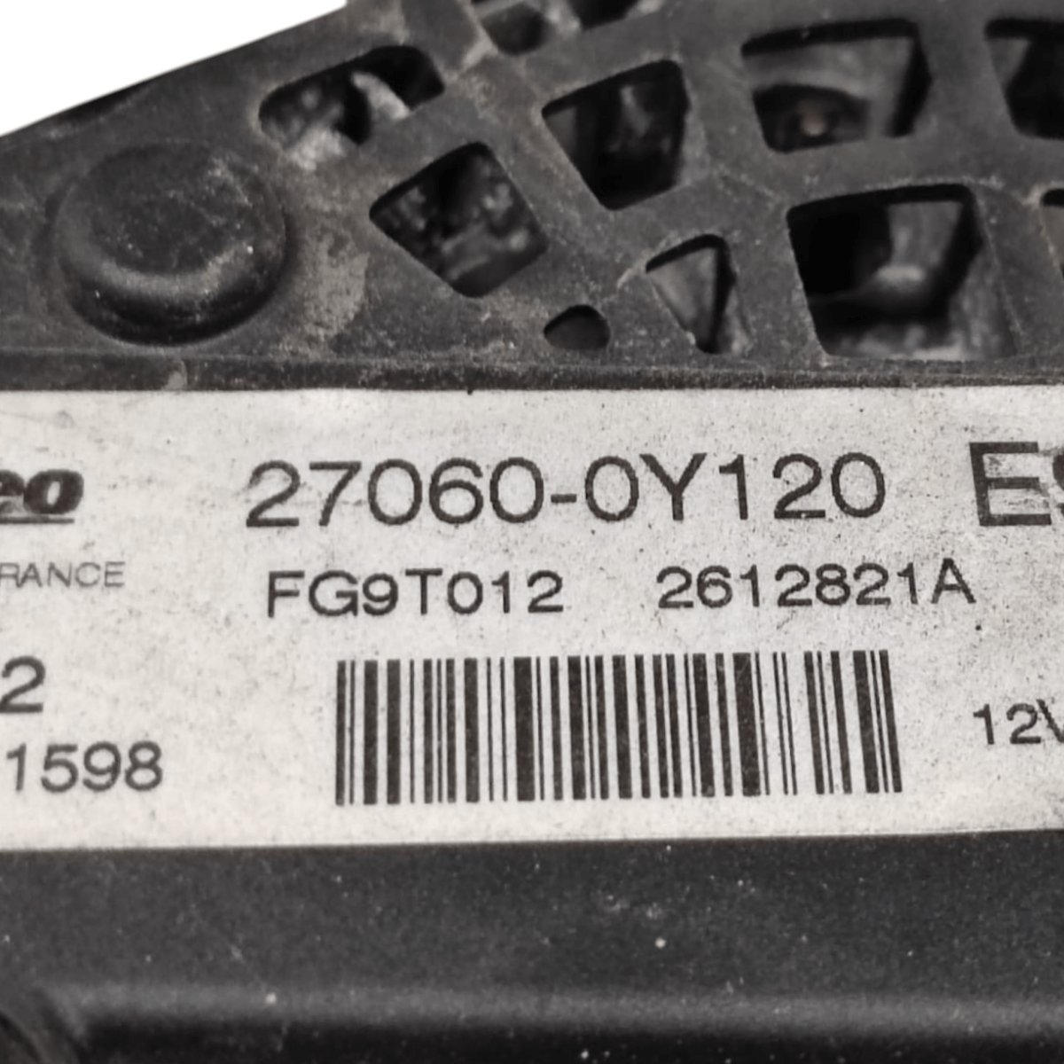 Air Conditioning Compressor Toyota Yaris C 1.3 Petrol CODE: 270600Y120 (2011 - 2019) - F&P CRASH SRLS - Used Parts
