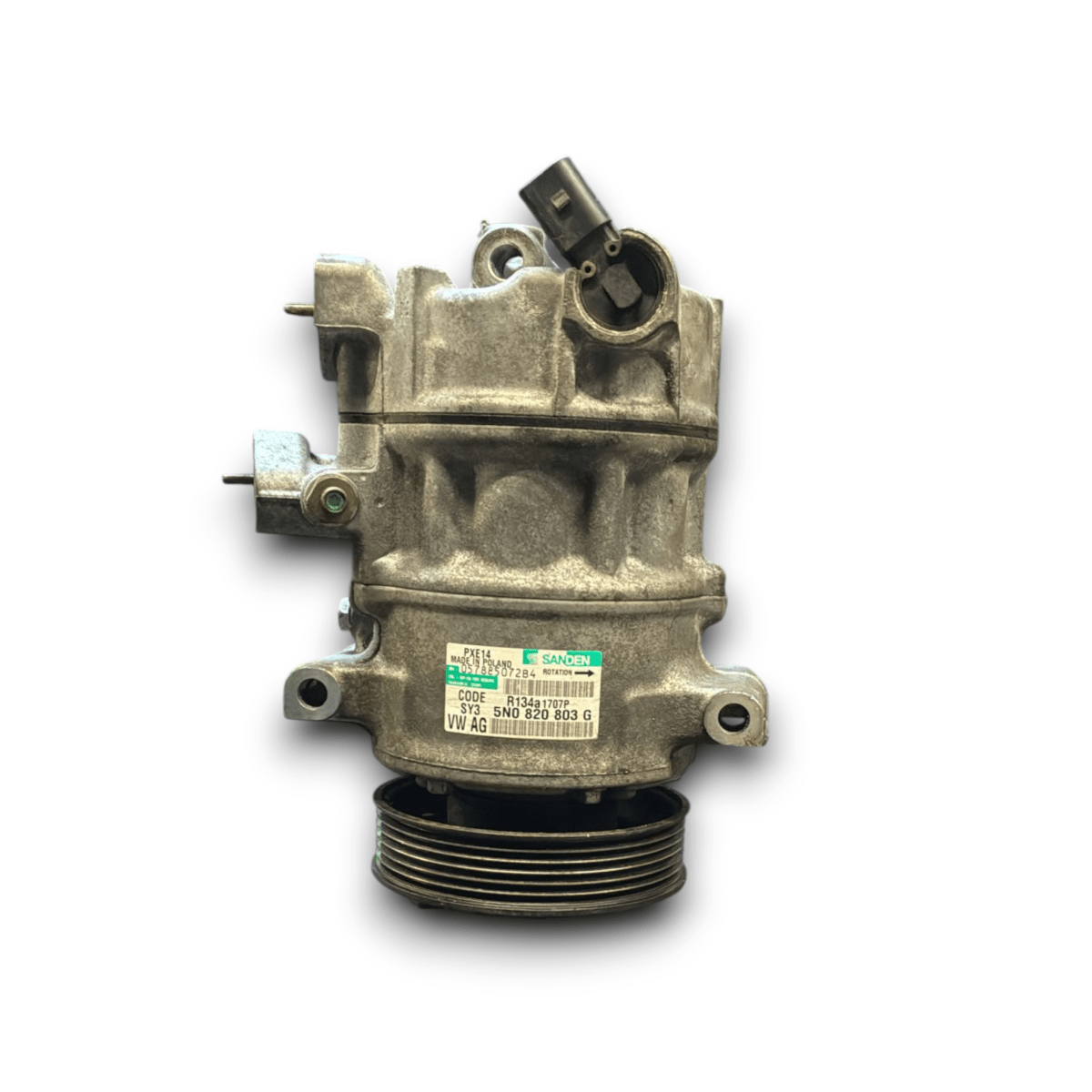 Compressore aria condizionata volkswagen golf vi 1.6 diesel cod : 5n0820803g (2008 - 2012) - F&amp;P CRASH SRL - Ricambi Usati