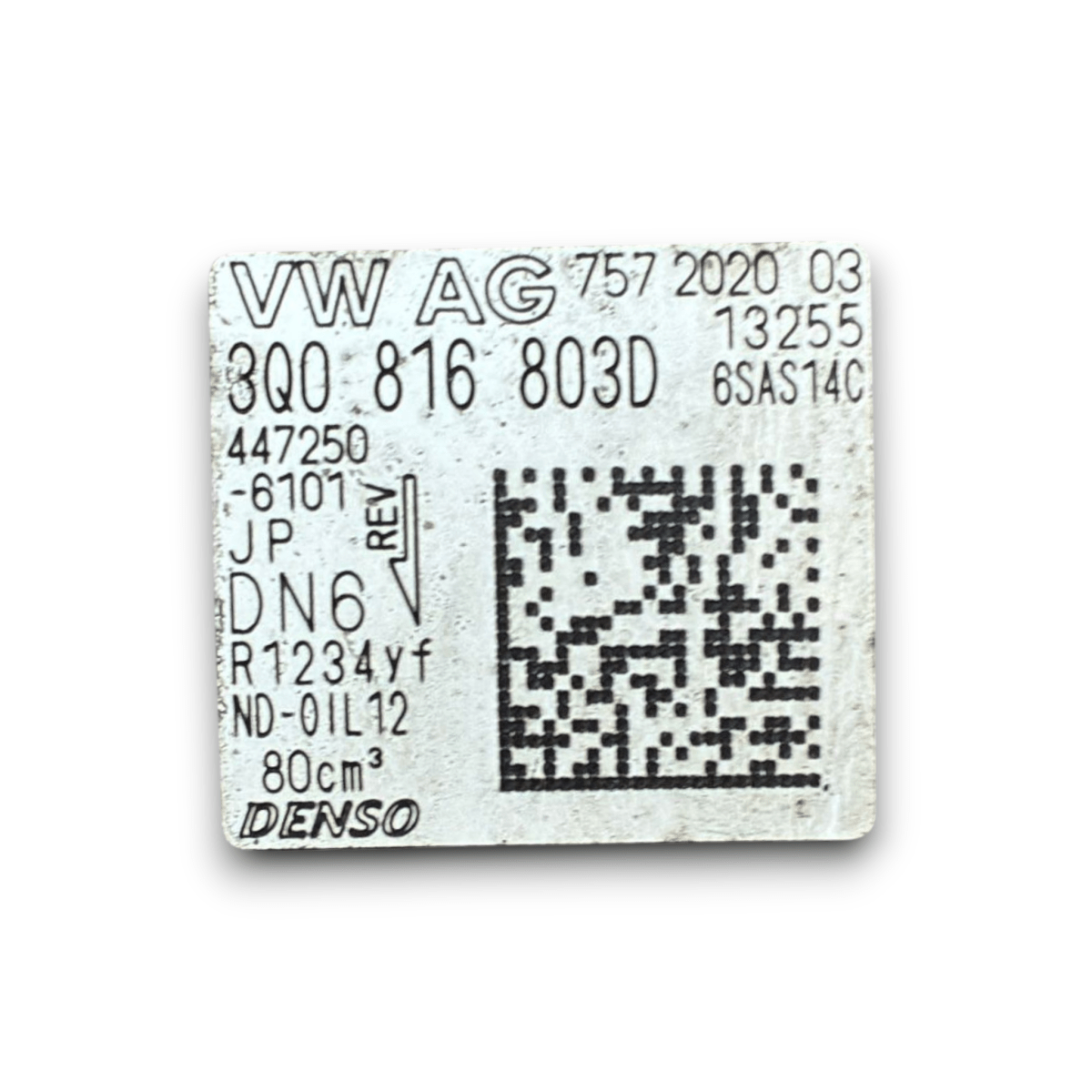 Compressore aria condizionata volkswagen golf VII 1.6 diesel cod : 3Q0 - 816 - 803D (2012 - 2021) - F&P CRASH SRL - Ricambi Usati