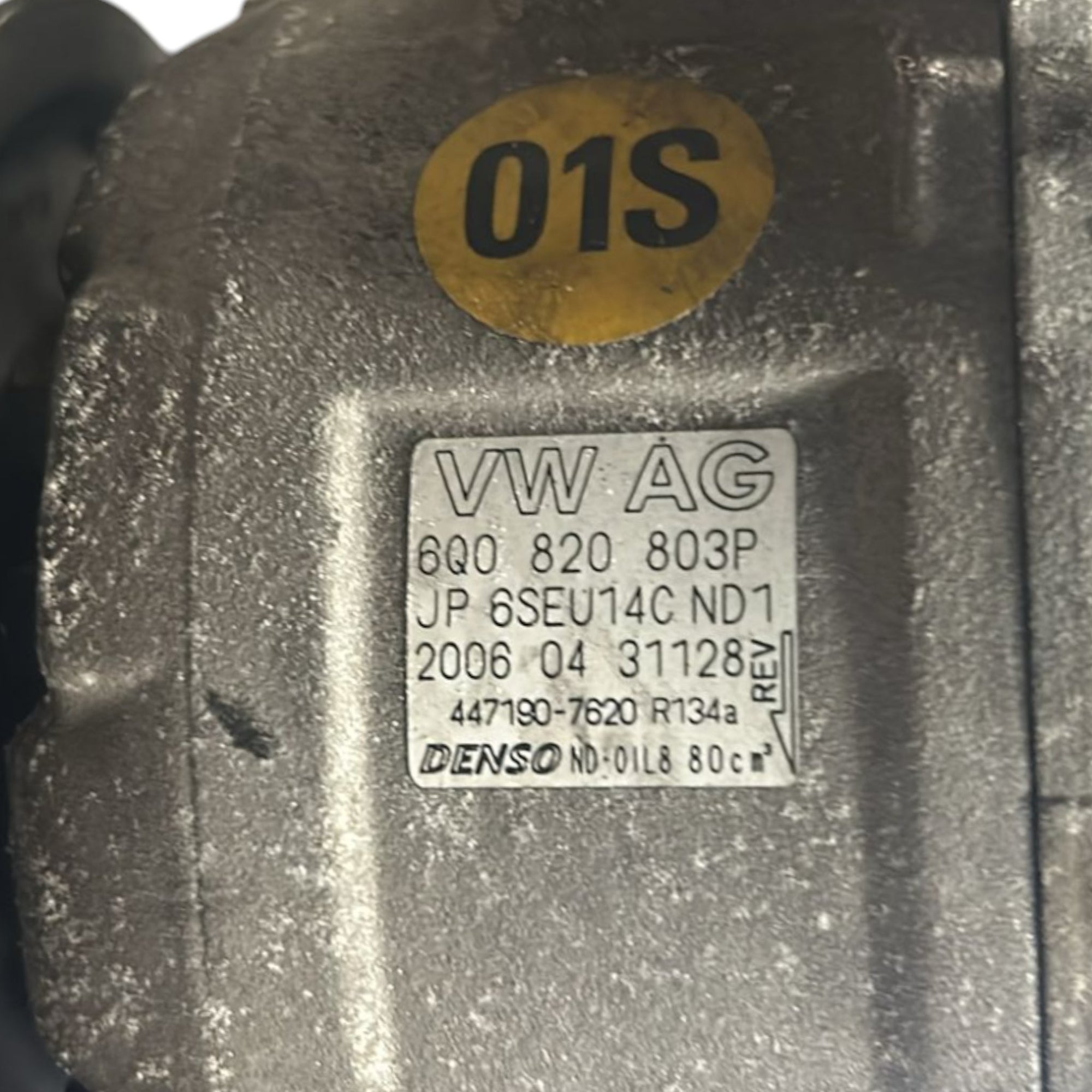 Compressore Aria Condizionata Volkswagen Polo IV (9N) cod.6Q0820803P 1.4 Diesel (2001 > 2009) - F&P CRASH SRLS - Ricambi Usati